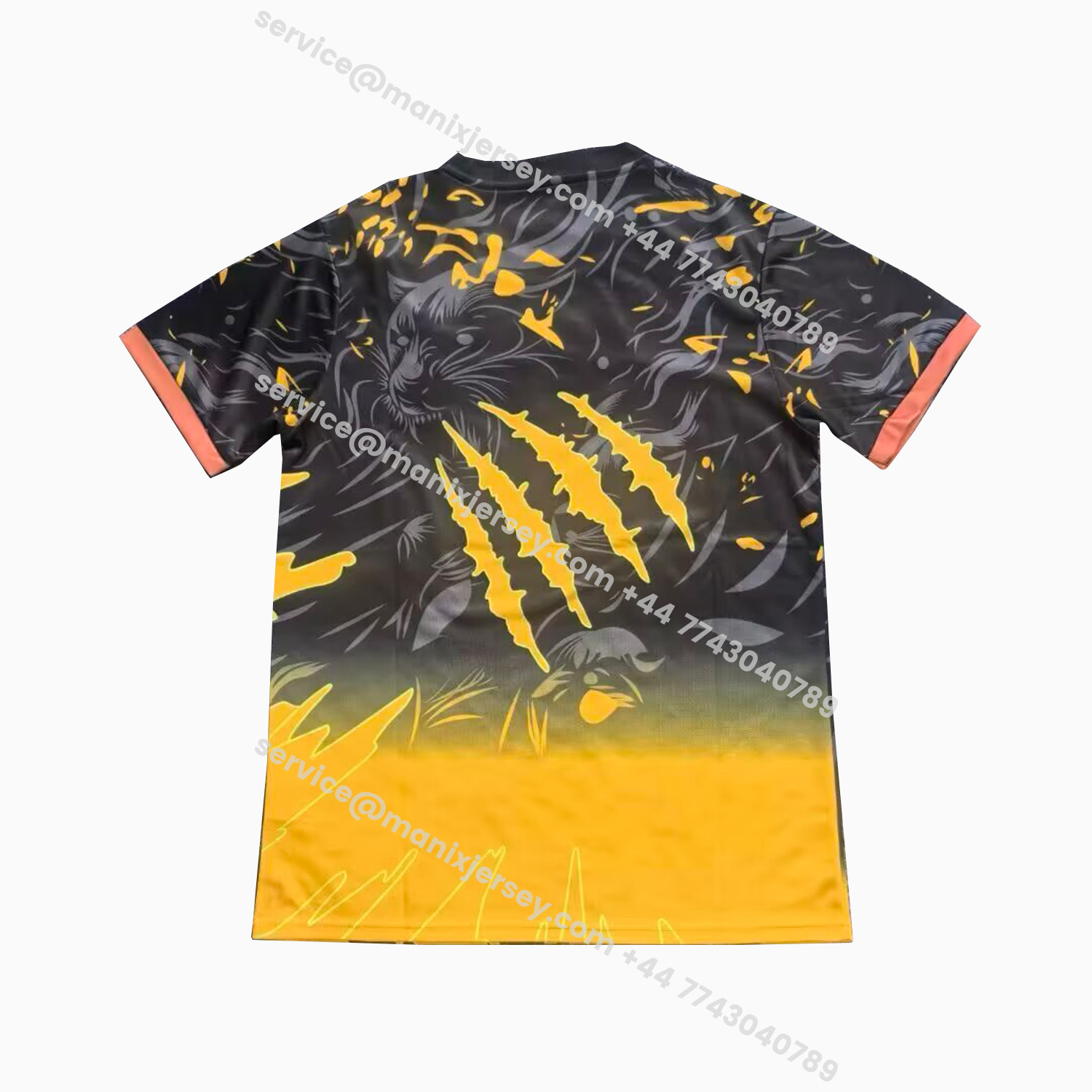 ManixJersey.com | Brazil 25-26 Leopard Yellow And Black Jersey - Fans Version -Customize Name, Number and Patch | Worldwide Shipping