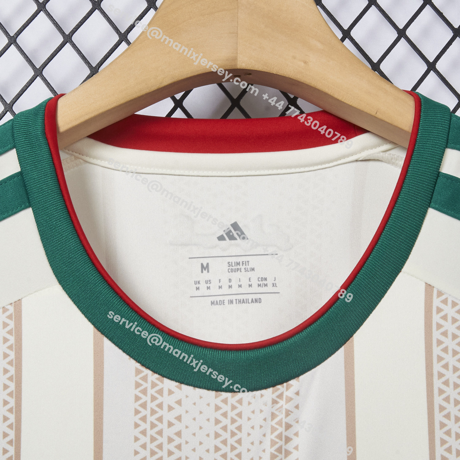 ManixJersey.com | Algeria 2026 Home Jersey - Fans Version -Customize Name, Number and Patch | Worldwide Shipping