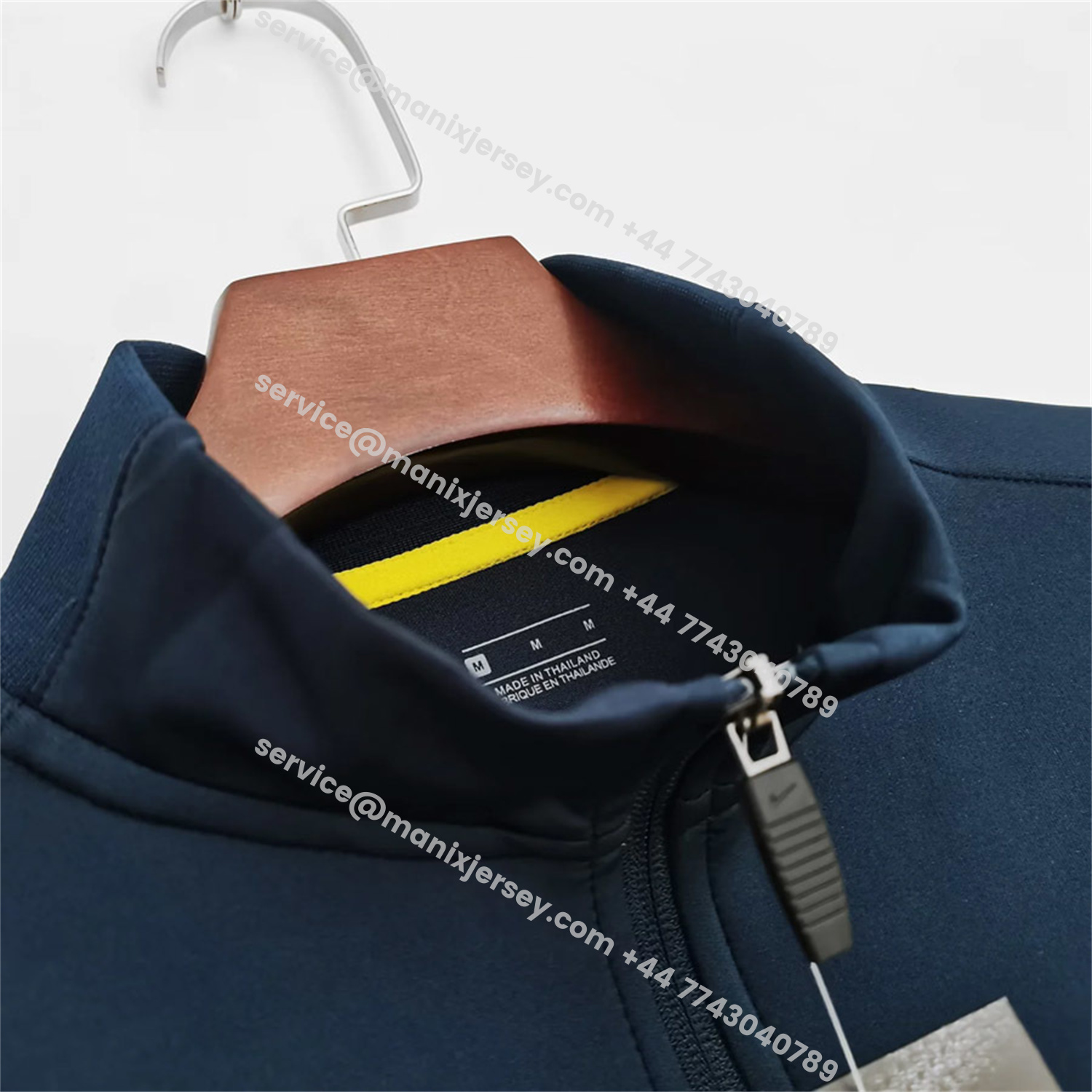 ManixJersey.com | Retro Brazil 2022 Dark Blue Windbreaker -Customize Name, Number and Patch | Worldwide Shipping