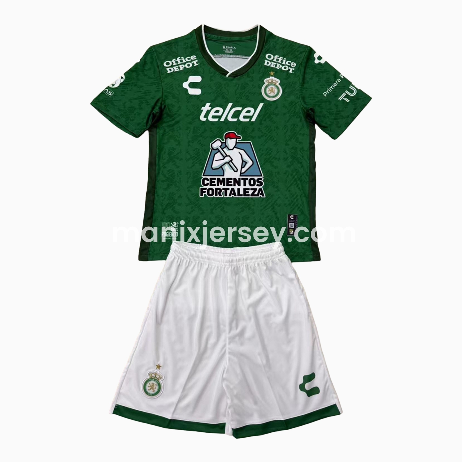 ManixJersey.com | Club León Club Leon 24-25 Home Men's Adult Jersey Set - Fans Version -Customize Name, Number and Patch | Worldwide Shipping