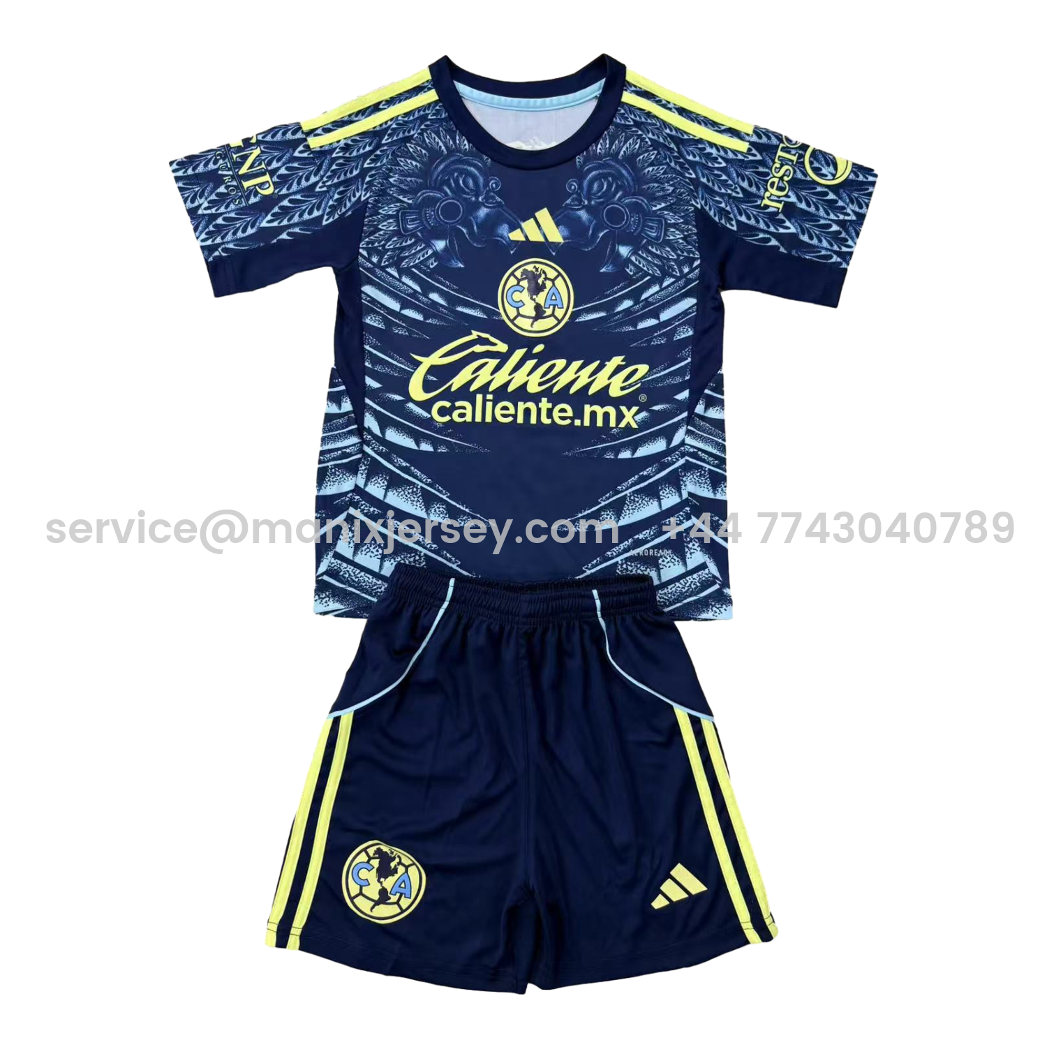 ManixJersey.com | Club América 25-26 Away Men's Adult Jersey Set - Fans Version -Customize Name, Number and Patch | Worldwide Shipping