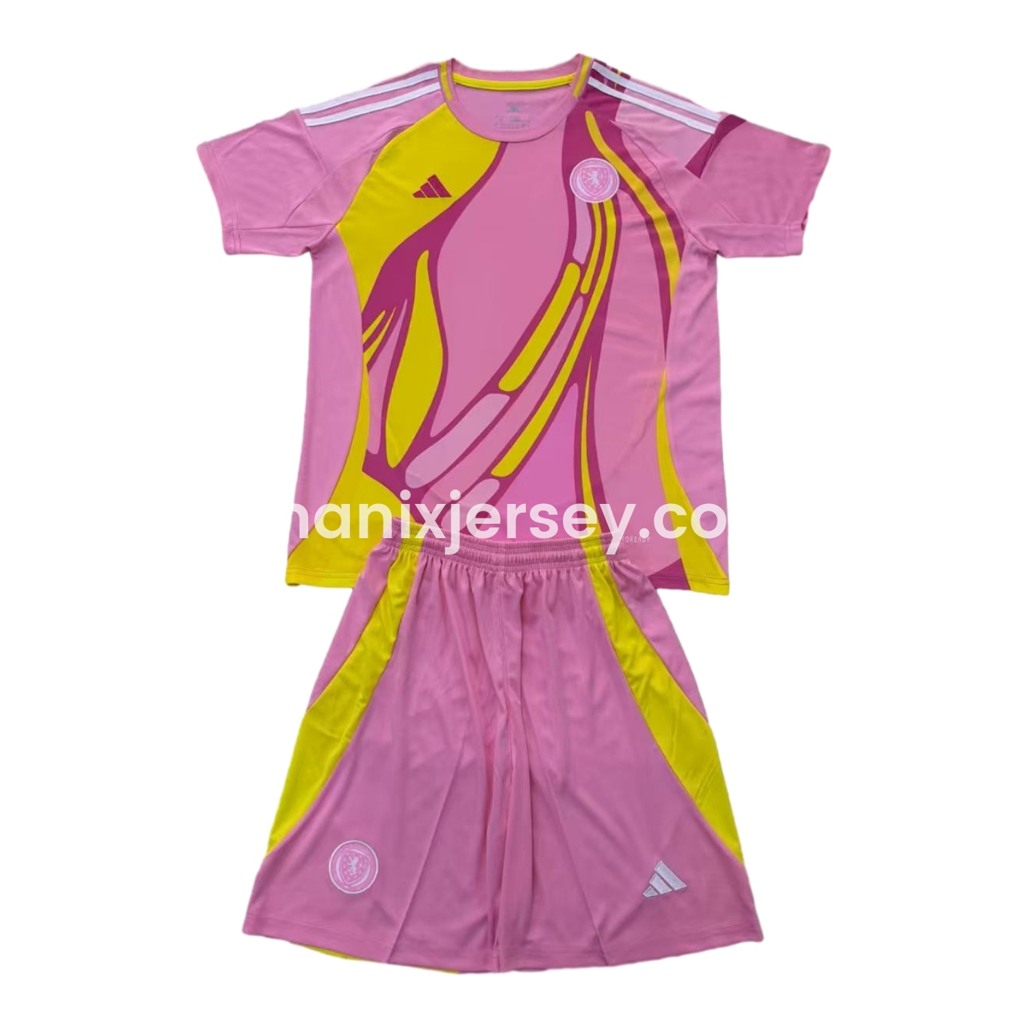 ManixJersey.com | S-c-o.t l.a-n.d 2025 Women's Team Away Men's Adult Jersey Set - Fans Version -Customize Name, Number and Patch | Worldwide Shipping