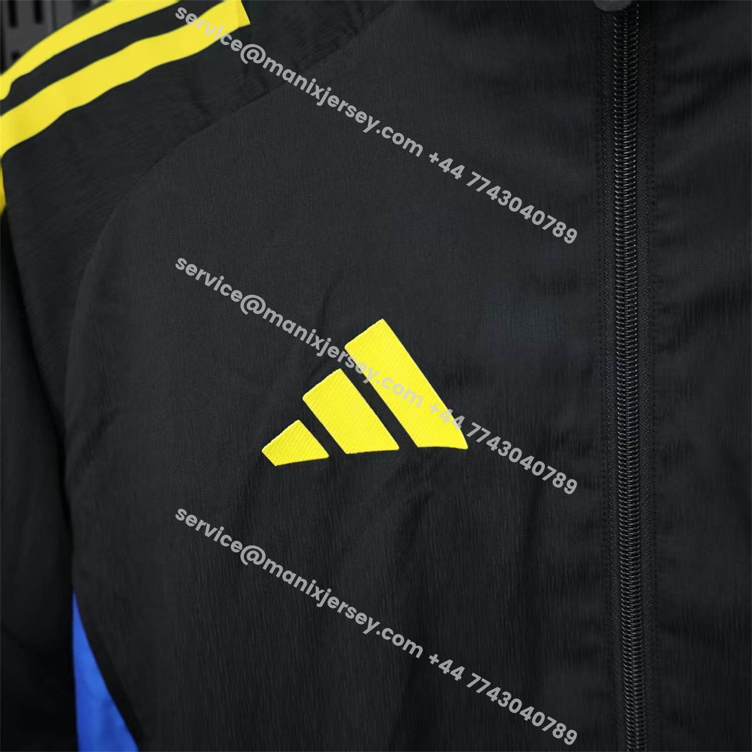 ManixJersey.com | Manchester United 25-26 Black Windbreaker Jacket - Deep Green -Customize Name, Number and Patch | Worldwide Shipping