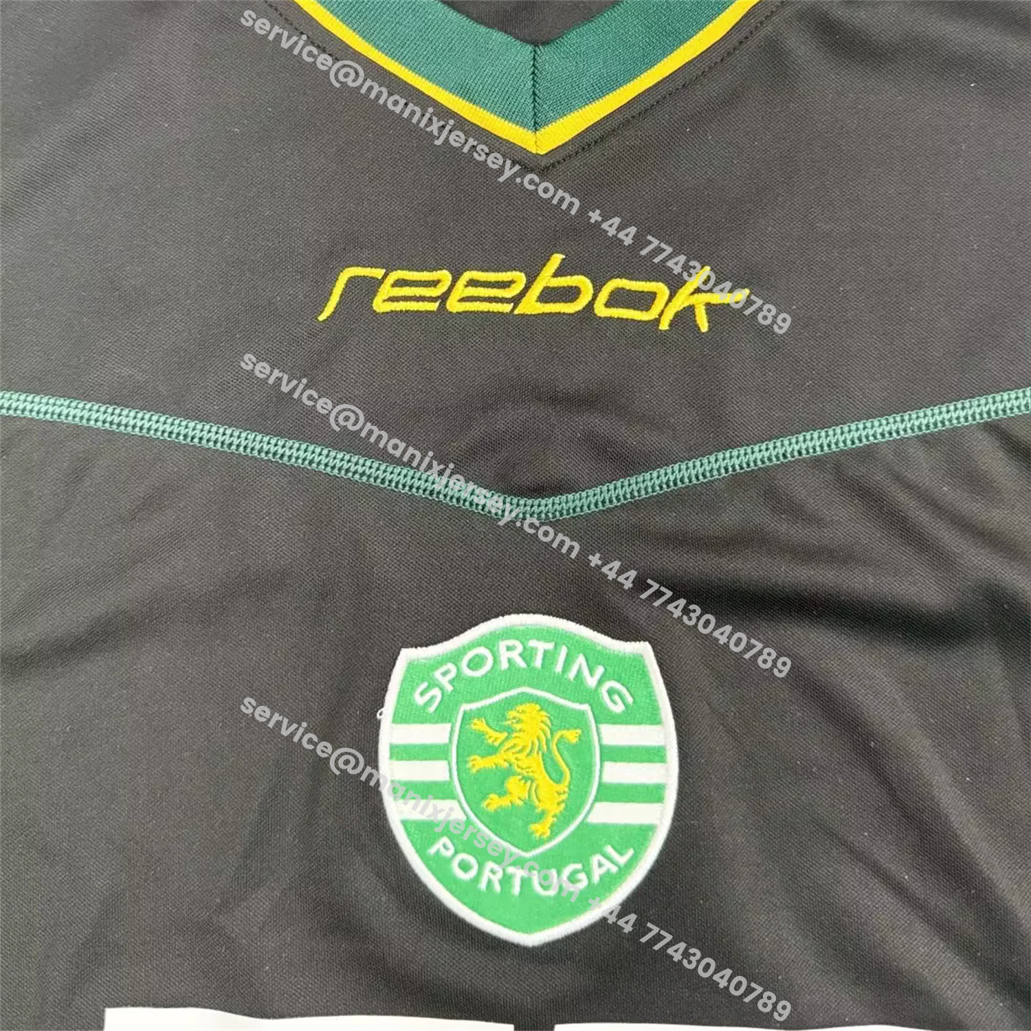ManixJersey.com | Retro Sporting CP 02-03 Away Jersey -Customize Name, Number and Patch | Worldwide Shipping
