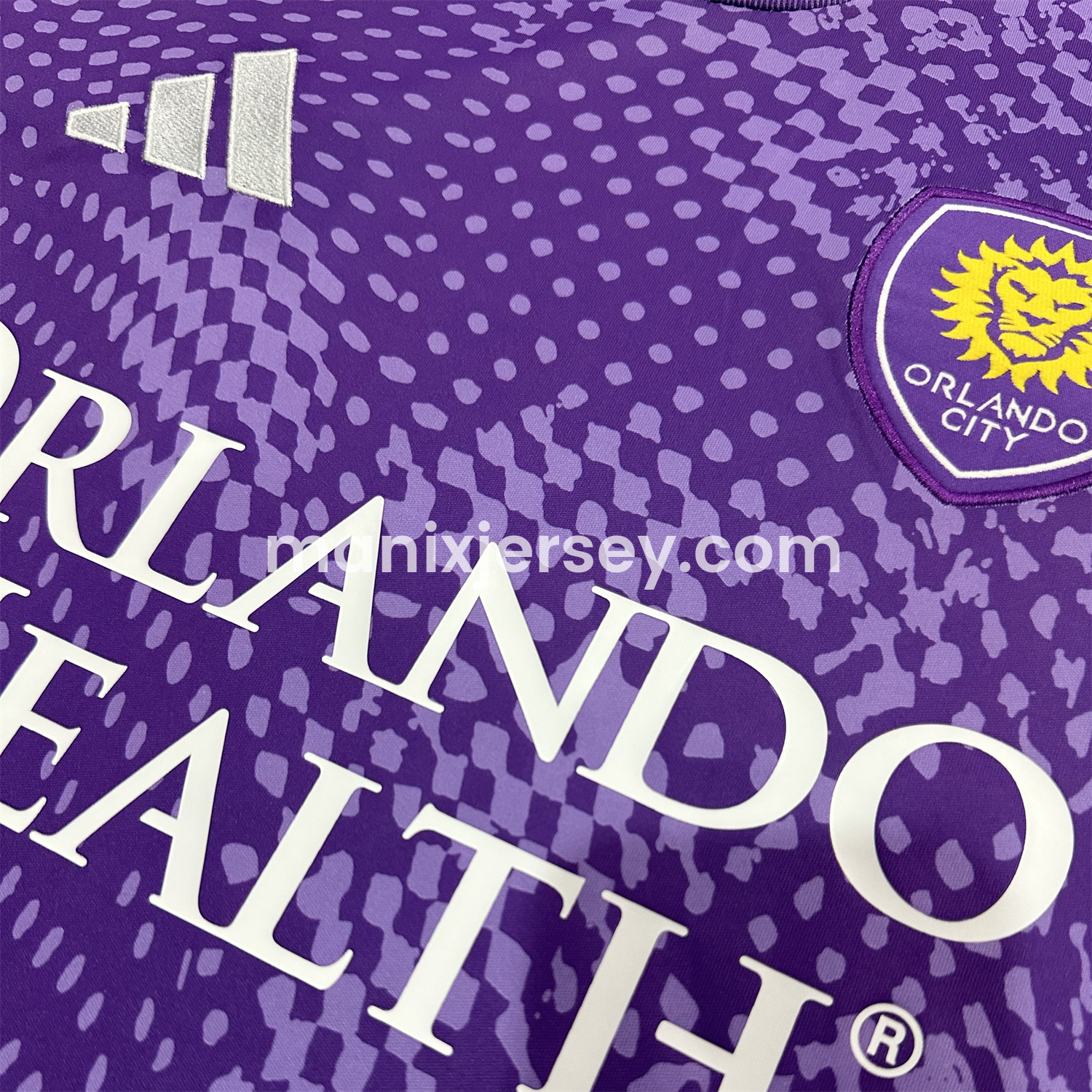 ManixJersey.com | Orlando City 25-26 Home Jersey - Fans Version -Customize Name, Number and Patch | Worldwide Shipping