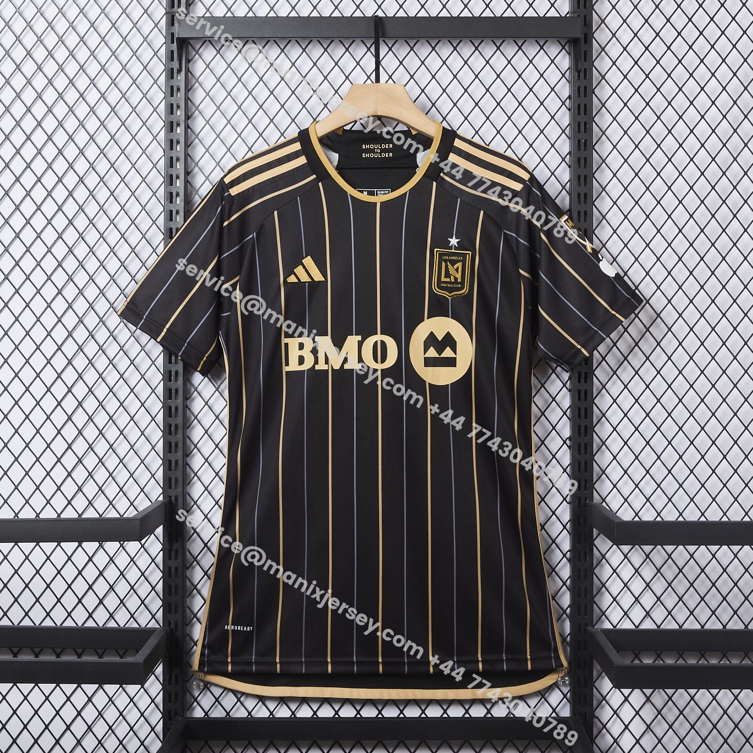 ManixJersey.com | Los Angeles FC 25-26 Home Black Jersey - Fans Version -Customize Name, Number and Patch | Worldwide Shipping