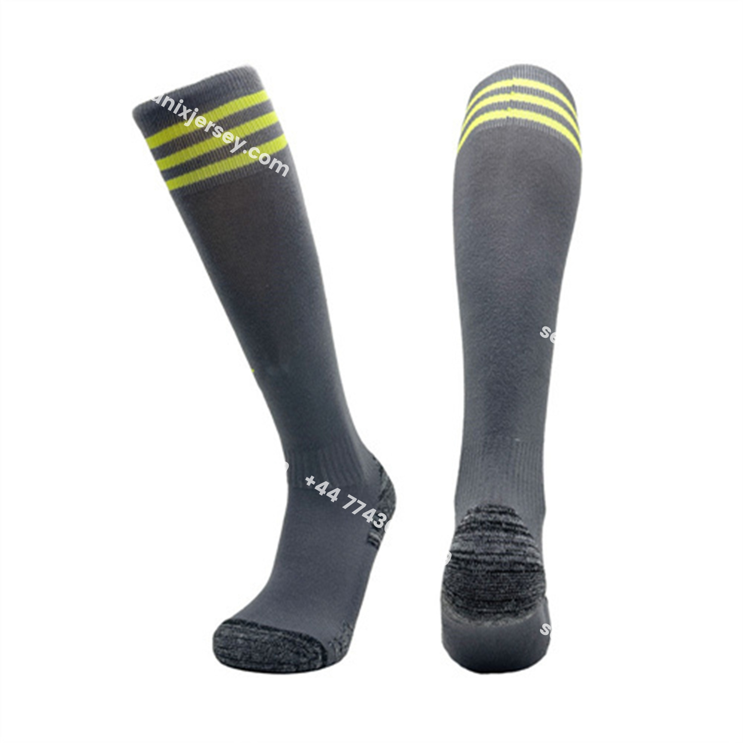 ManixJersey.com | Manchester City 25-26 Goalkeeper Socks - Grey -Customize Name, Number and Patch | Worldwide Shipping