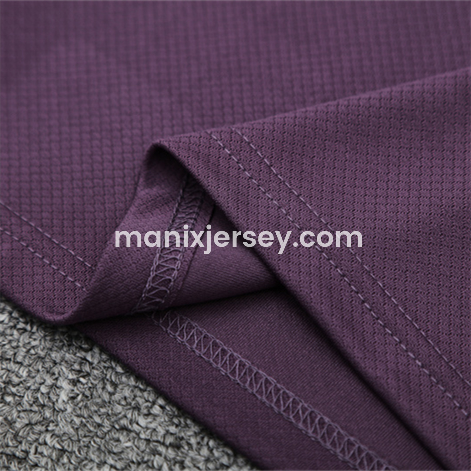 ManixJersey.com | Manchester United 25-26 Short-Sleeve Training Set - Purple Top & Black shorts -Customize Name, Number and Patch | Worldwide Shipping
