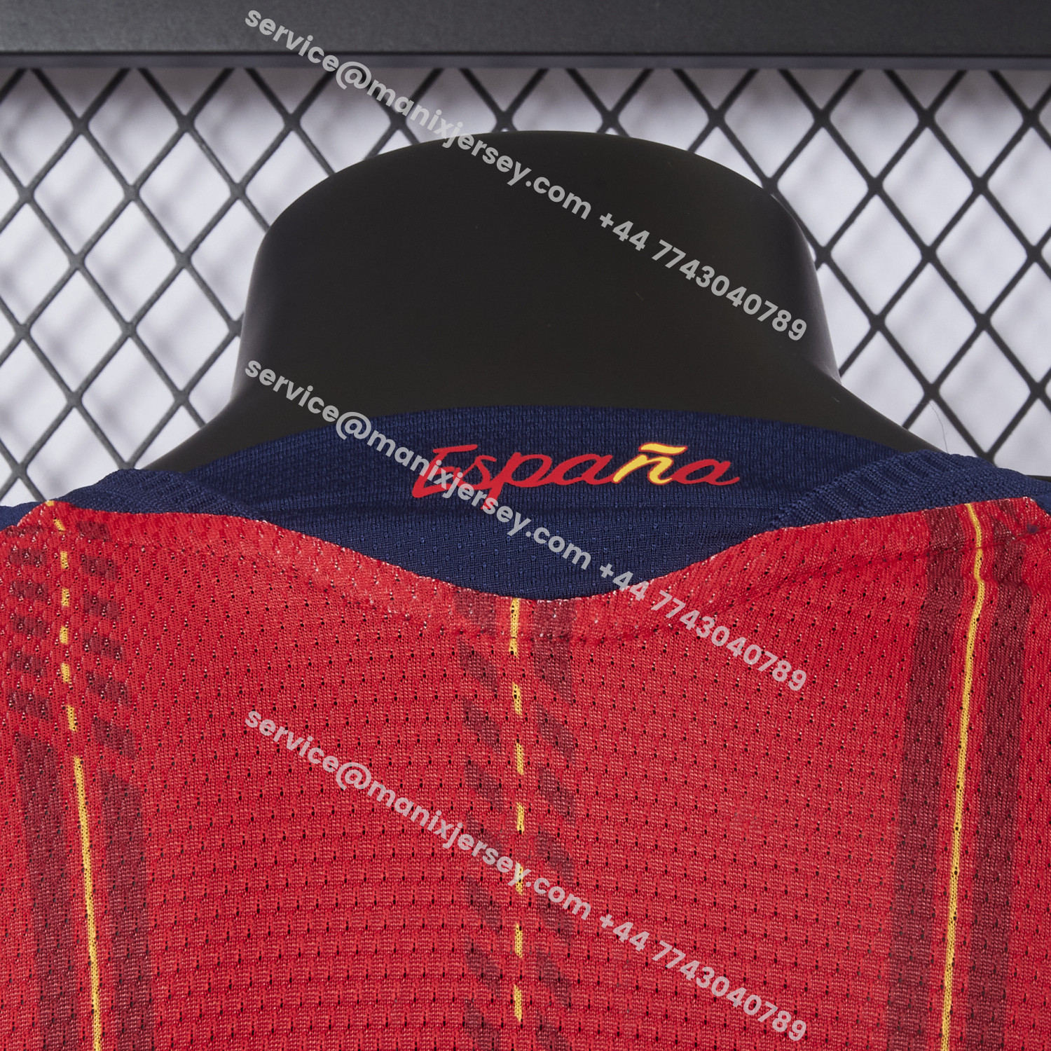 ManixJersey.com | Spain 2026 Home Long Sleeves Jersey - Player Version -Customize Name, Number and Patch | Worldwide Shipping