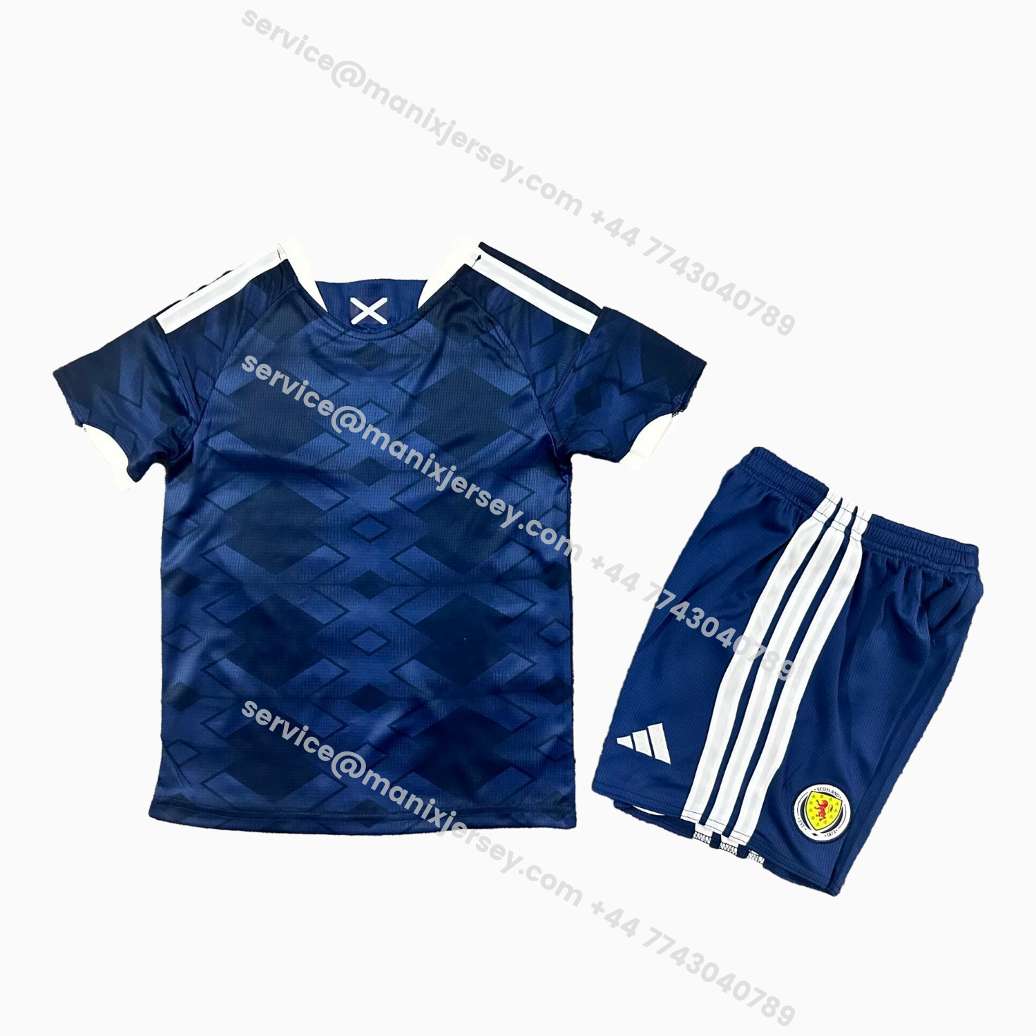 ManixJersey.com | S-c-o.t l.a-n.d 2026 Home Kids Kit -Customize Name, Number and Patch | Worldwide Shipping
