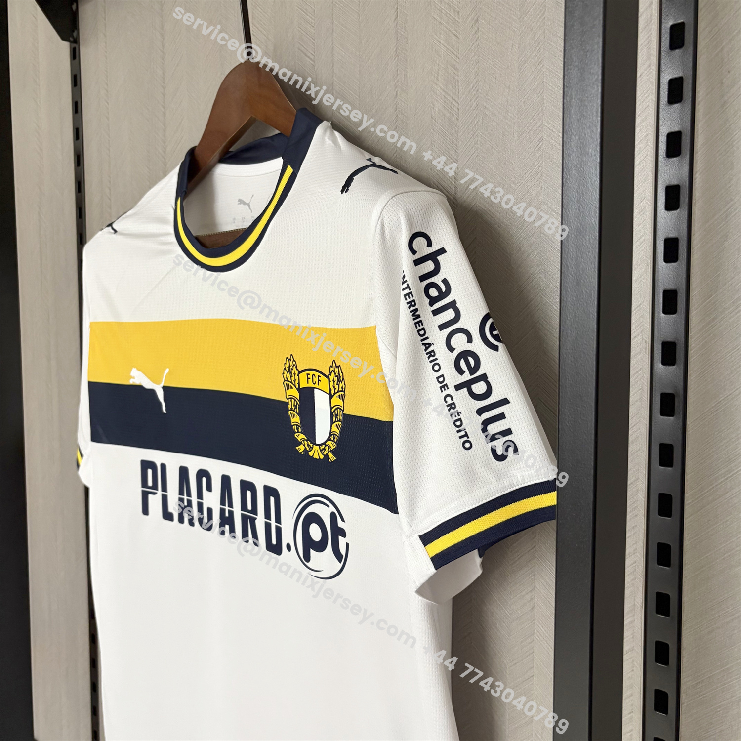 ManixJersey.com | FC Famalicão 25-26 Home White Jersey - Fans Version -Customize Name, Number and Patch | Worldwide Shipping