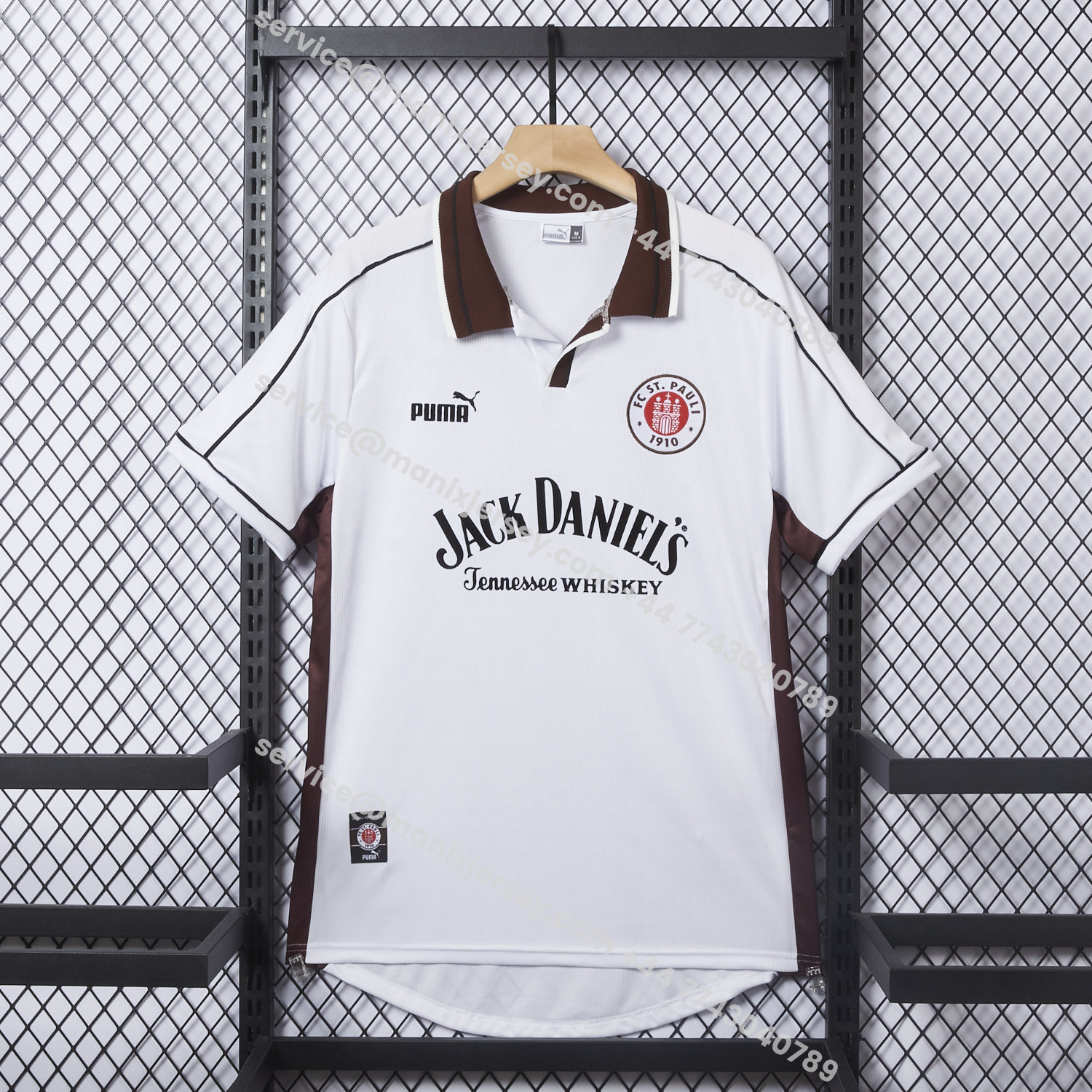 ManixJersey.com | Retro St. Pauli 1999-00 Home Jersey -Customize Name, Number and Patch | Worldwide Shipping