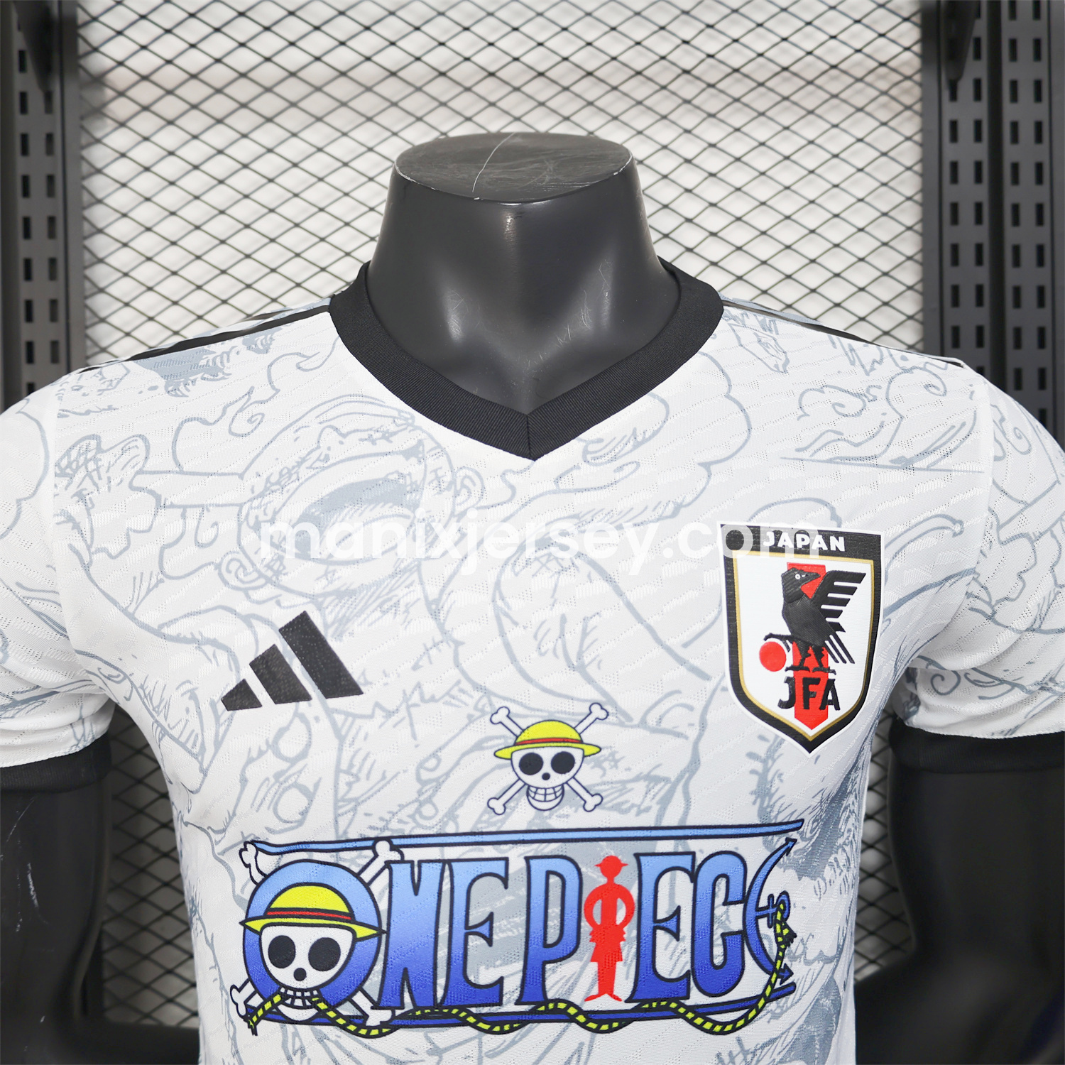ManixJersey.com | Japan 25-26 One Piece Title White Special Jersey - Player Version -Customize Name, Number and Patch | Worldwide Shipping