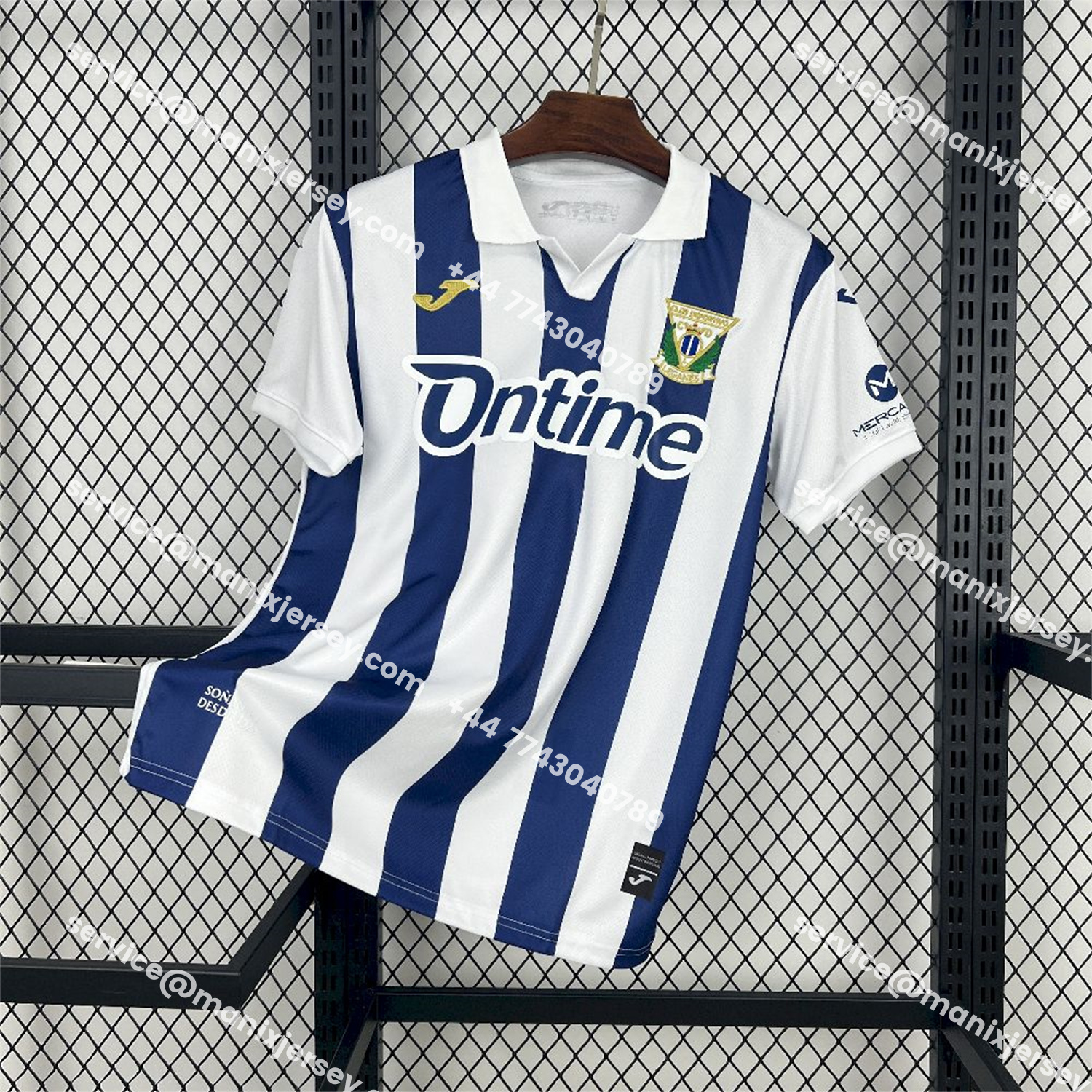 ManixJersey.com | CD Leganés 25-26 Home Jersey - Fans Version -Customize Name, Number and Patch | Worldwide Shipping