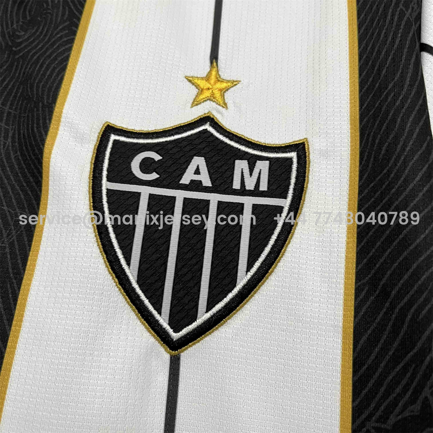 ManixJersey.com | Atletico Mineiro 25-26 Black And White Special Edition Jersey - Fans Version -Customize Name, Number and Patch | Worldwide Shipping