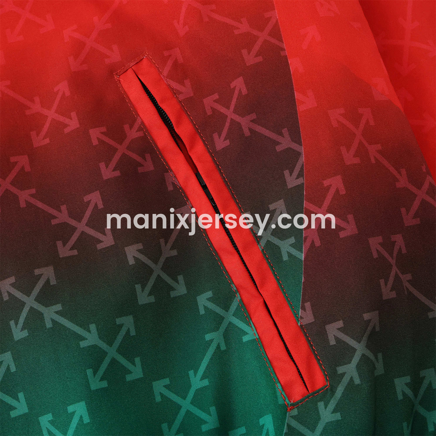 ManixJersey.com | AC Milan 24-25 Fourth “Diavoli” Special Edition Double Sided Reversible Windbreaker - Black & Red -Customize Name, Number and Patch | Worldwide Shipping