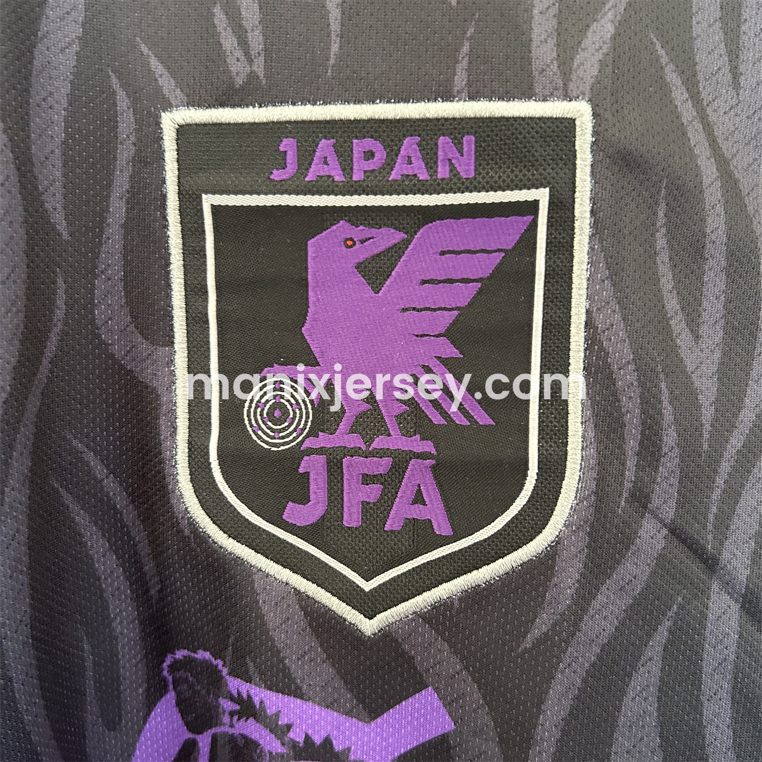 ManixJersey.com | Japan 25-26 Purple NARUTO 20th Anniversary Black Special Jersey - Fans Version -Customize Name, Number and Patch | Worldwide Shipping