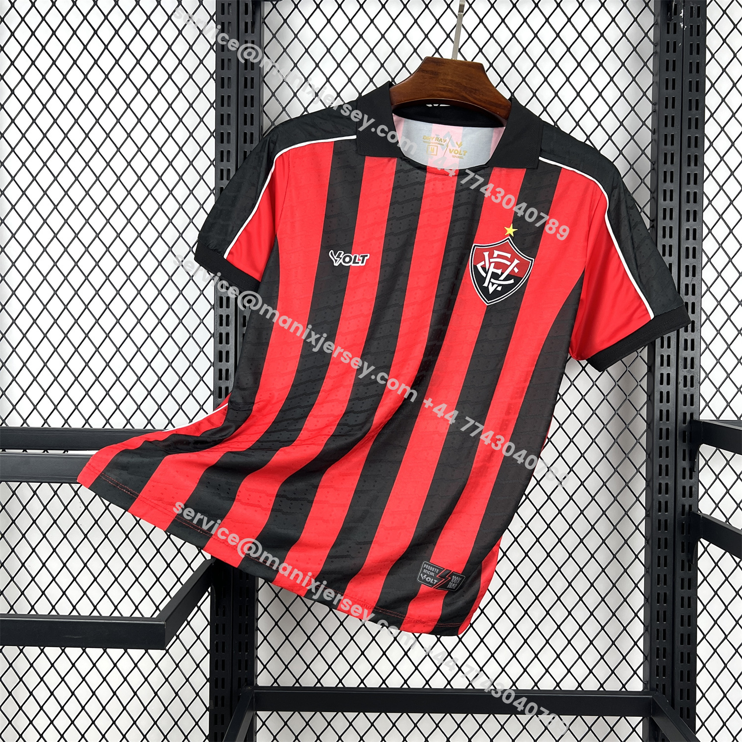 ManixJersey.com | Esporte Clube Vitória 25-26 Home Unsponsored Jersey - Fans Version -Customize Name, Number and Patch | Worldwide Shipping