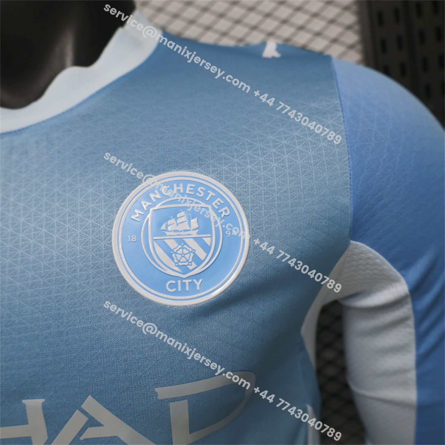 Manchester City 26-27 Home Long Sleeves Jersey - Player Version:football jersey mysite: unitedjerseyfootball 邓江浪:football