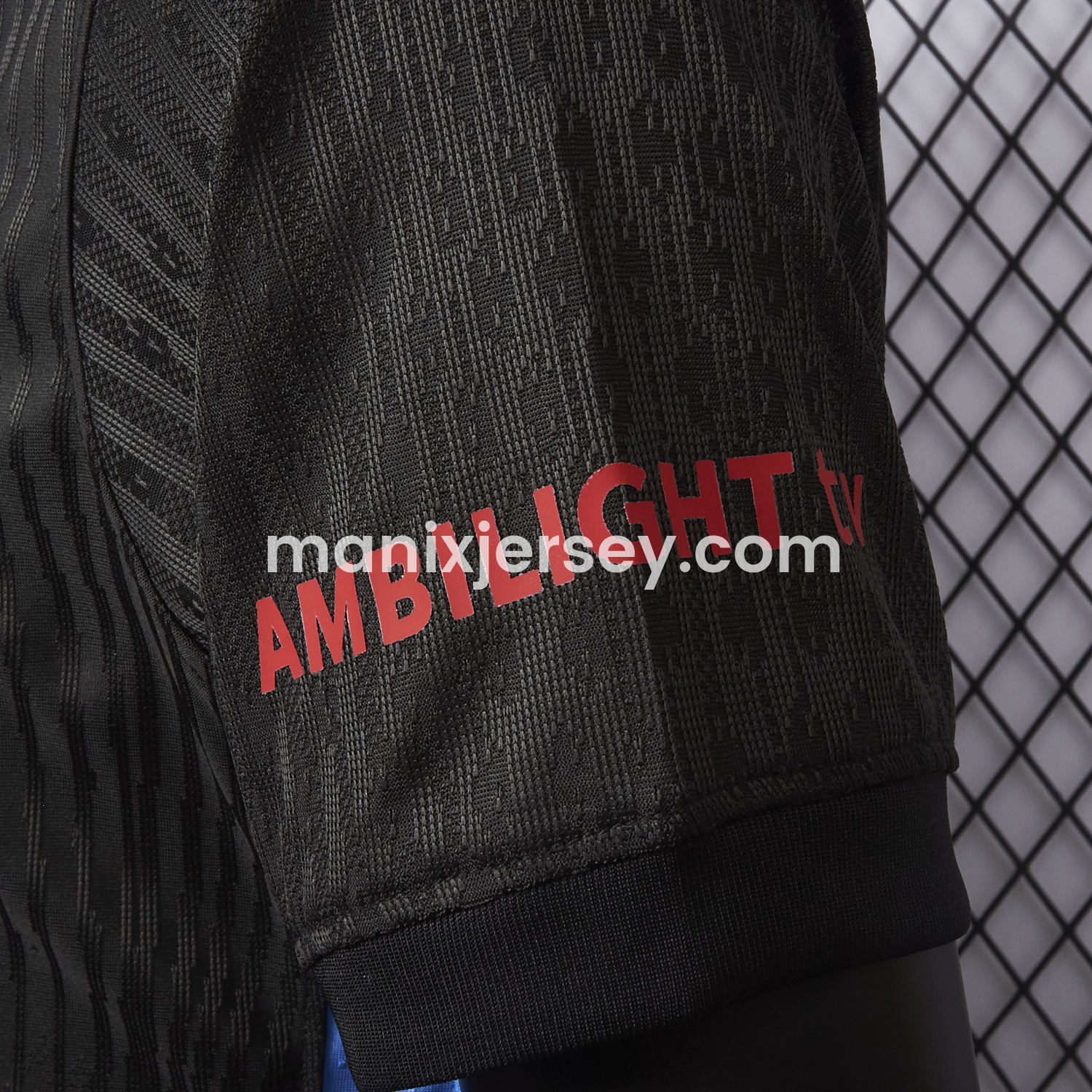 ManixJersey.com | 【New】Barcelona x Travis Scott 24-25 Away Pure Black Jersey - Player Version -Customize Name, Number and Patch | Worldwide Shipping