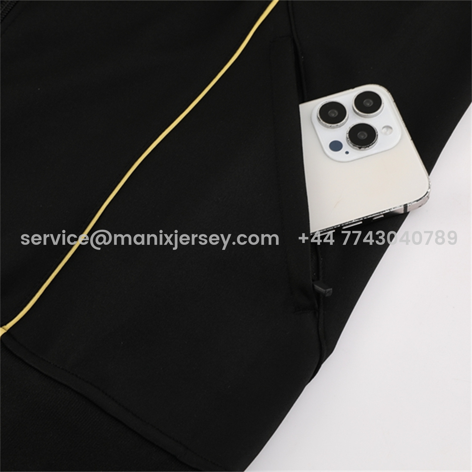 ManixJersey.com | Arsenal 25-26 NTS Urban Purist Jacket Training Tracksuit - Black Throwback Jackets & Pants -Customize Name, Number and Patch | Worldwide Shipping