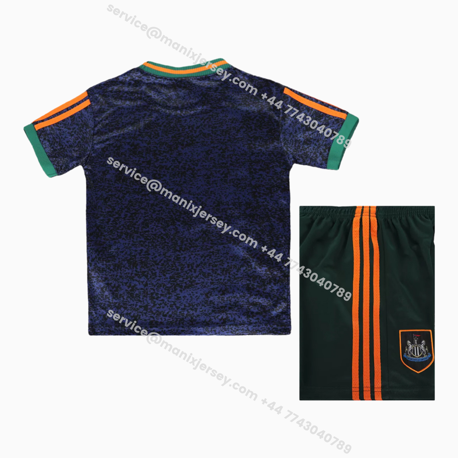ManixJersey.com | Retro Newcastle United 1997-98 Away Kids Kit -Customize Name, Number and Patch | Worldwide Shipping
