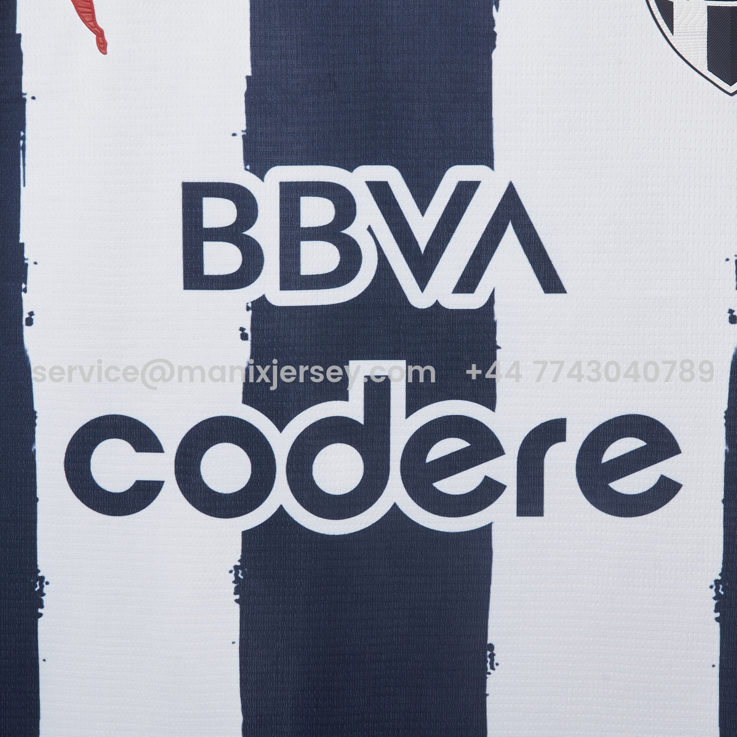 ManixJersey.com | Rayados Monterrey 25-26 Home Stripes Jersey - Fans Version -Customize Name, Number and Patch | Worldwide Shipping