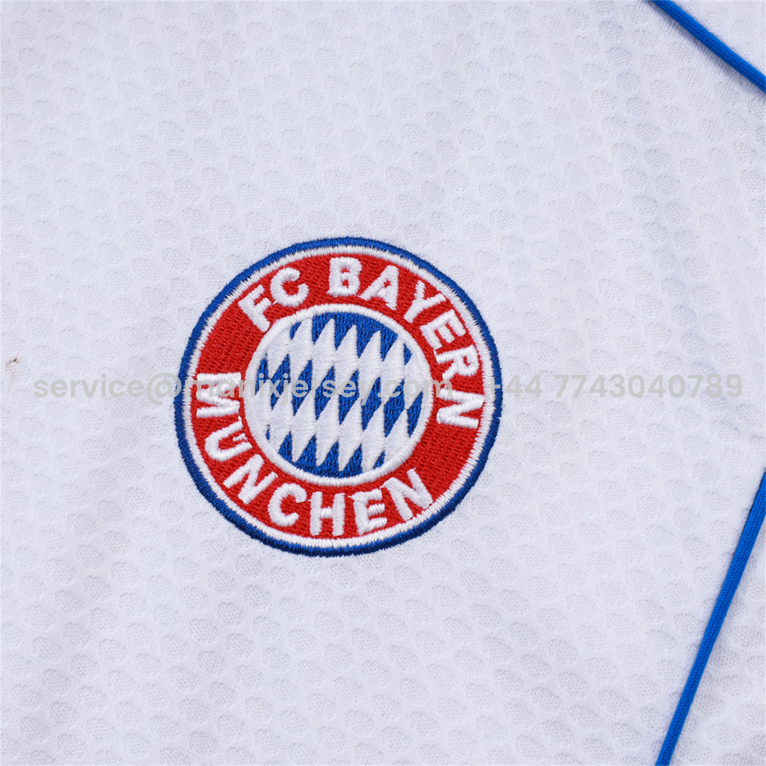 ManixJersey.com | Bayern Munich 25-26 Short-Sleeve Training Set - White Throwback Top & Grey Shorts -Customize Name, Number and Patch | Worldwide Shipping