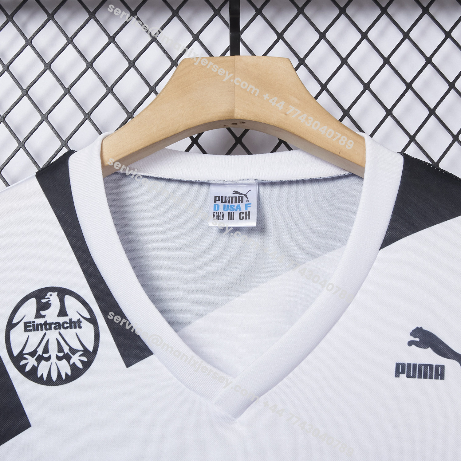 ManixJersey.com | Retro Frankfurt 1990-91 Away Jersey -Customize Name, Number and Patch | Worldwide Shipping