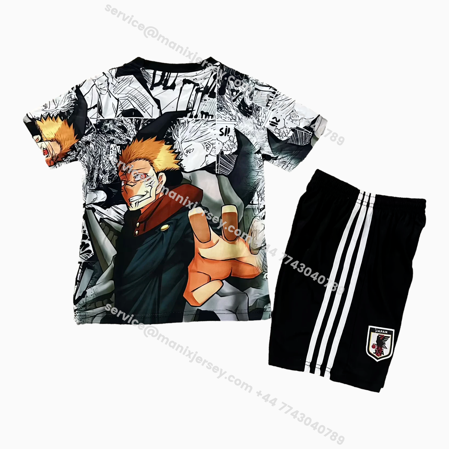 ManixJersey.com | Japan 2024 Jujutsu Kaisen Itadori Yuji Special Edition Kids Kit -Customize Name, Number and Patch | Worldwide Shipping