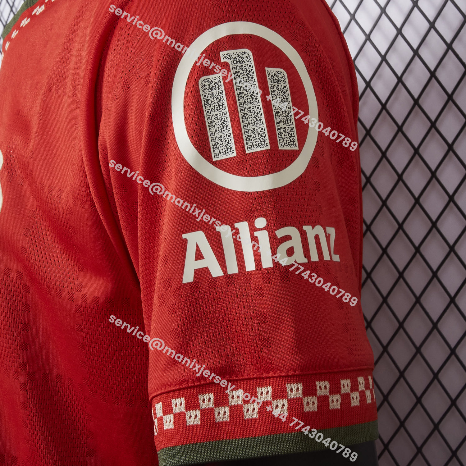 ManixJersey.com | Bayern Munich 25-26 Trefoil Red Special Jersey - Player Version -Customize Name, Number and Patch | Worldwide Shipping