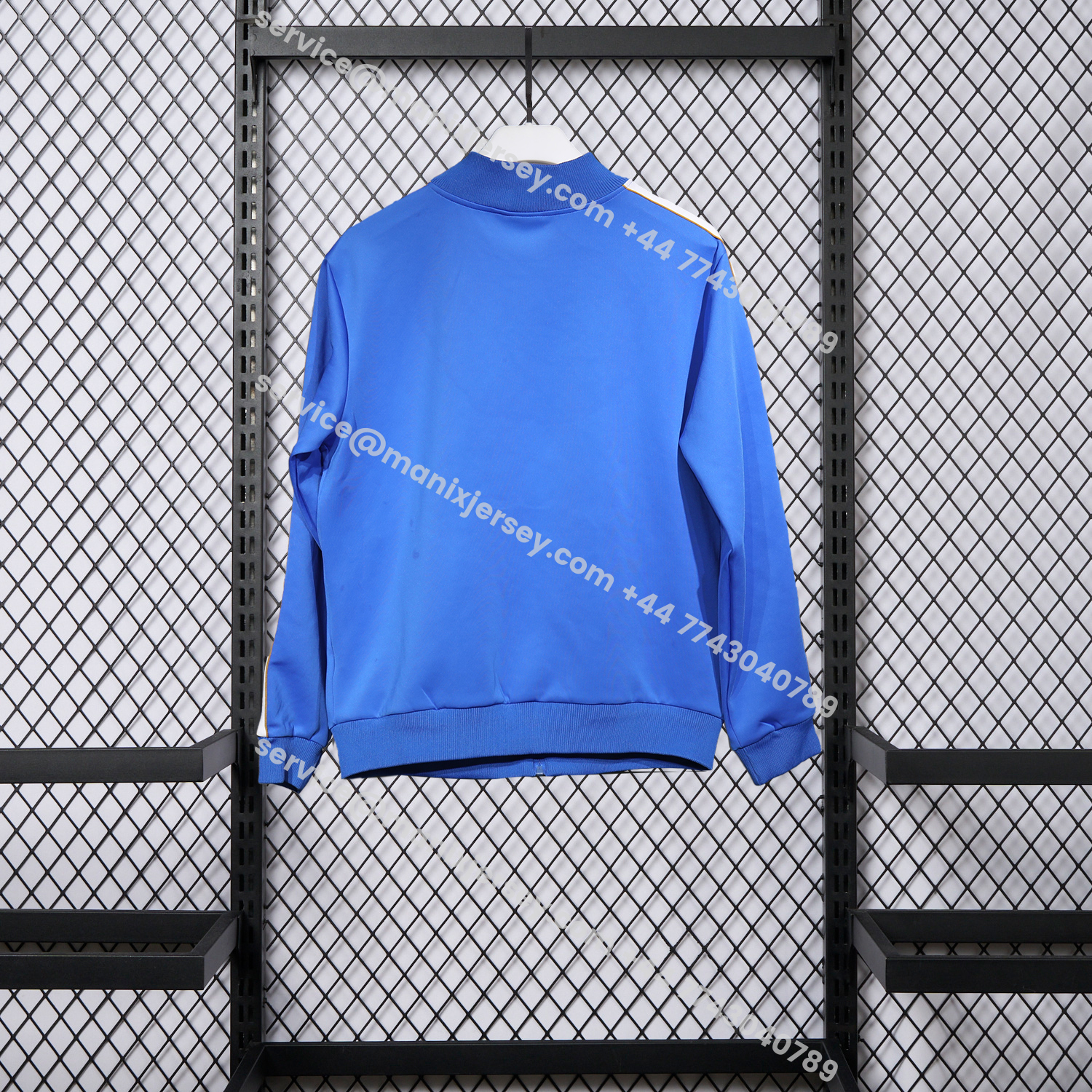 ManixJersey.com | Real Madrid 25-26 Pure Color Training Set - Blue Top and Blue Pants -Customize Name, Number and Patch | Worldwide Shipping