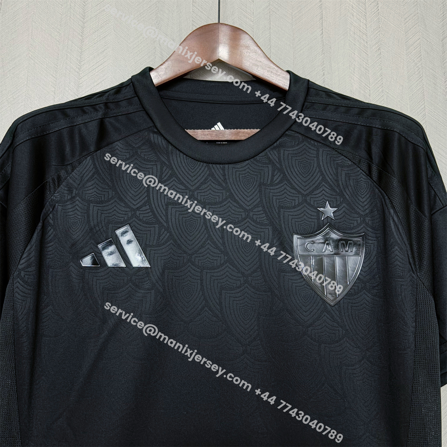 ManixJersey.com | Atletico Mineiro 25-26 Black Unsponsored Special Jersey - Fans Version -Customize Name, Number and Patch | Worldwide Shipping