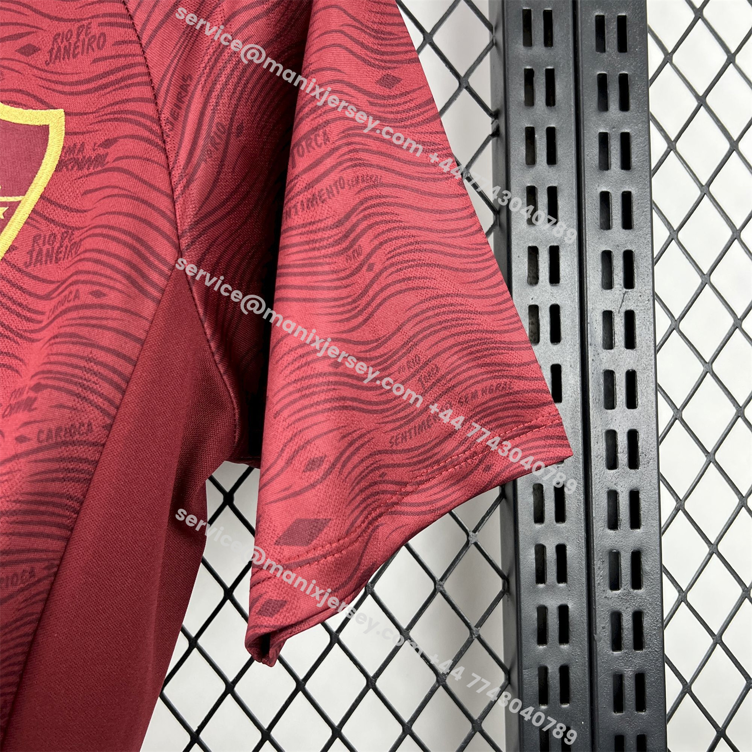 ManixJersey.com | Fluminense 25-26 Third Red Jersey - Fans Version -Customize Name, Number and Patch | Worldwide Shipping