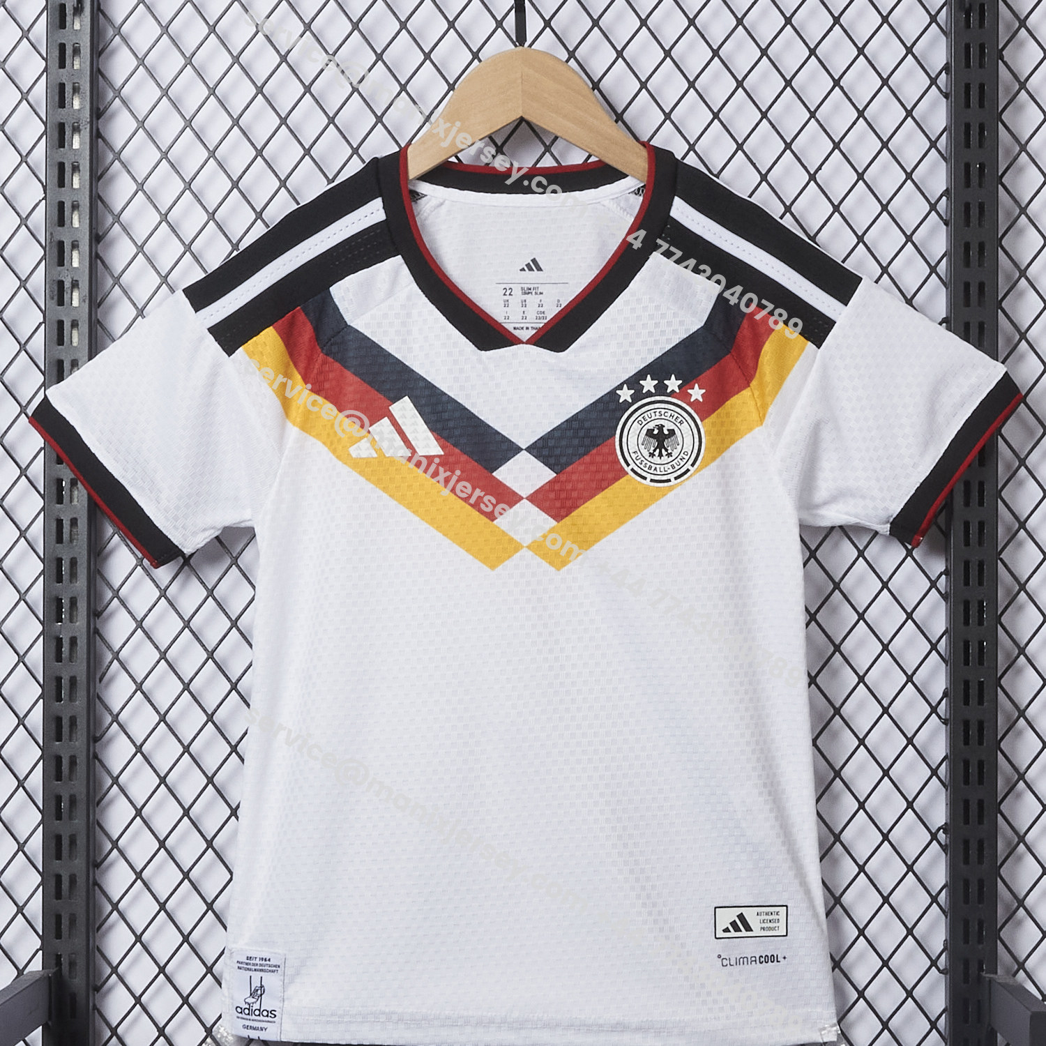 ManixJersey.com | Germany 25-26 Home (Informal-release Version) Kids Kit - Player Version -Customize Name, Number and Patch | Worldwide Shipping