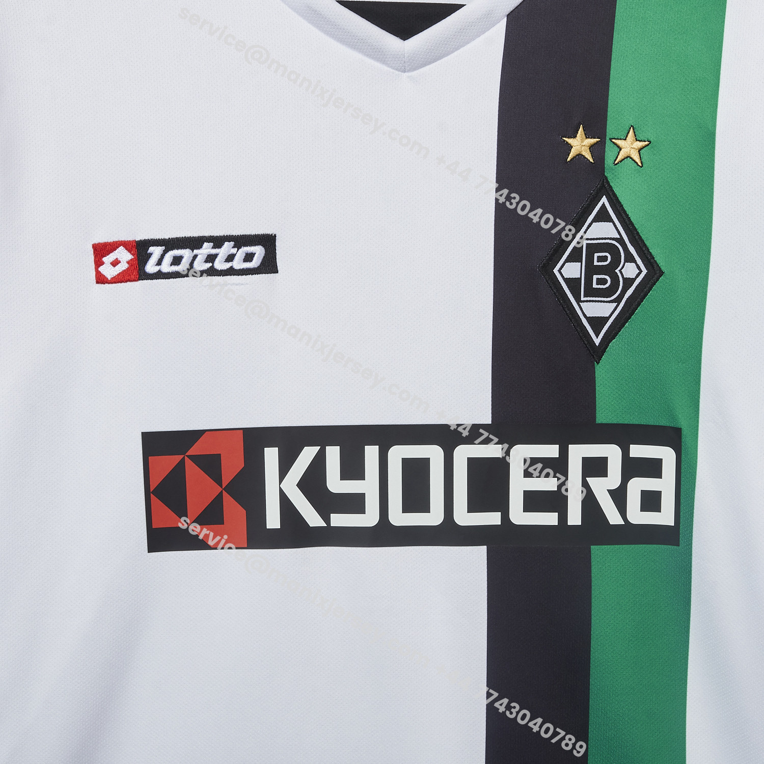 ManixJersey.com | Retro Borussia Mönchengladbach 2008-09 Home Jersey -Customize Name, Number and Patch | Worldwide Shipping