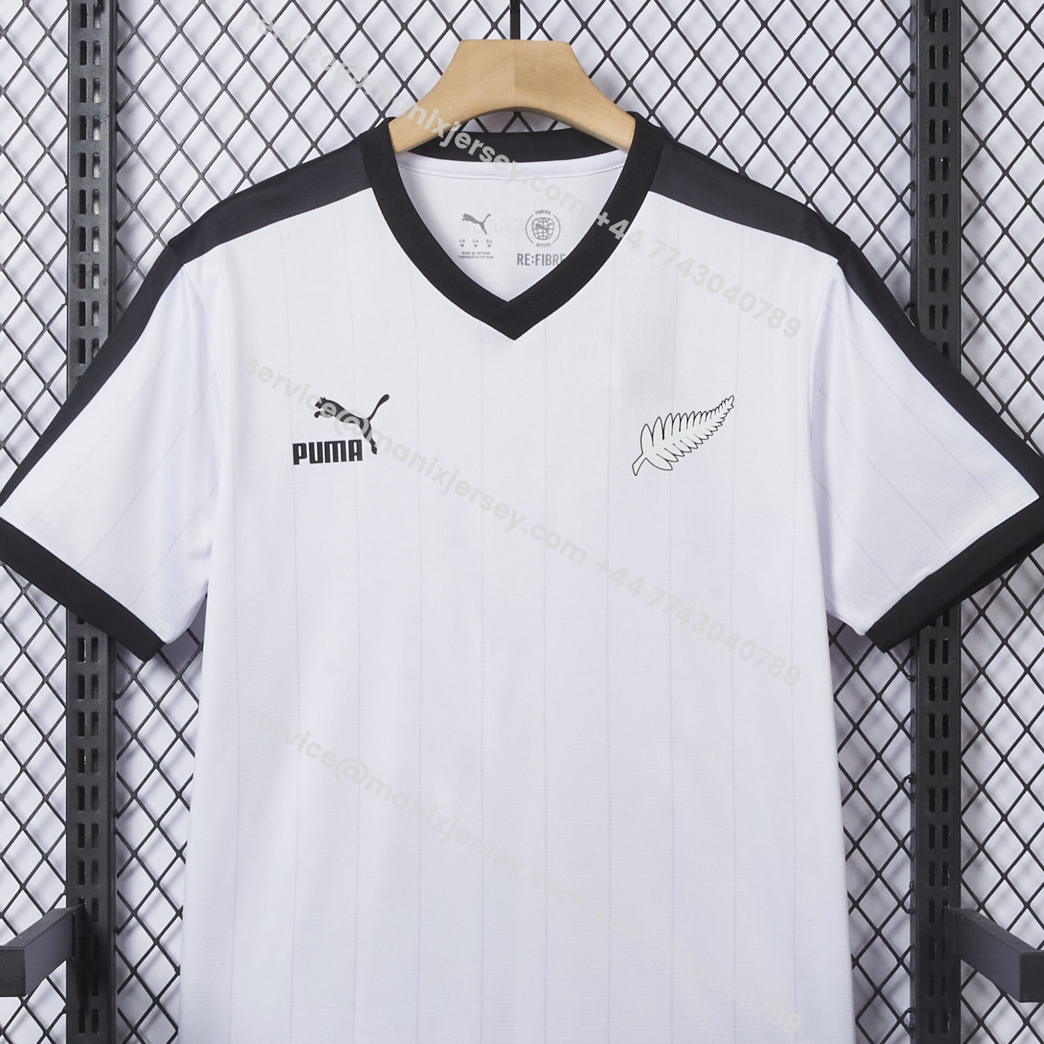 ManixJersey.com | New Zealand 2026 Home White Jersey (Leaked Version) - Fans Version -Customize Name, Number and Patch | Worldwide Shipping