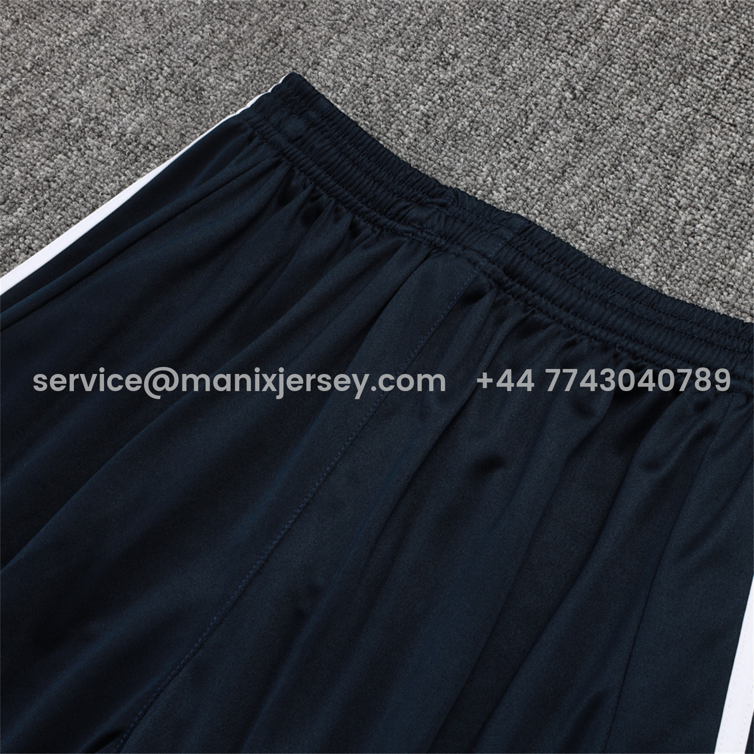 ManixJersey.com | Real Madrid 25-26 Long Sleeve Training Set - Deep Blue Urban Purist Style -Customize Name, Number and Patch | Worldwide Shipping