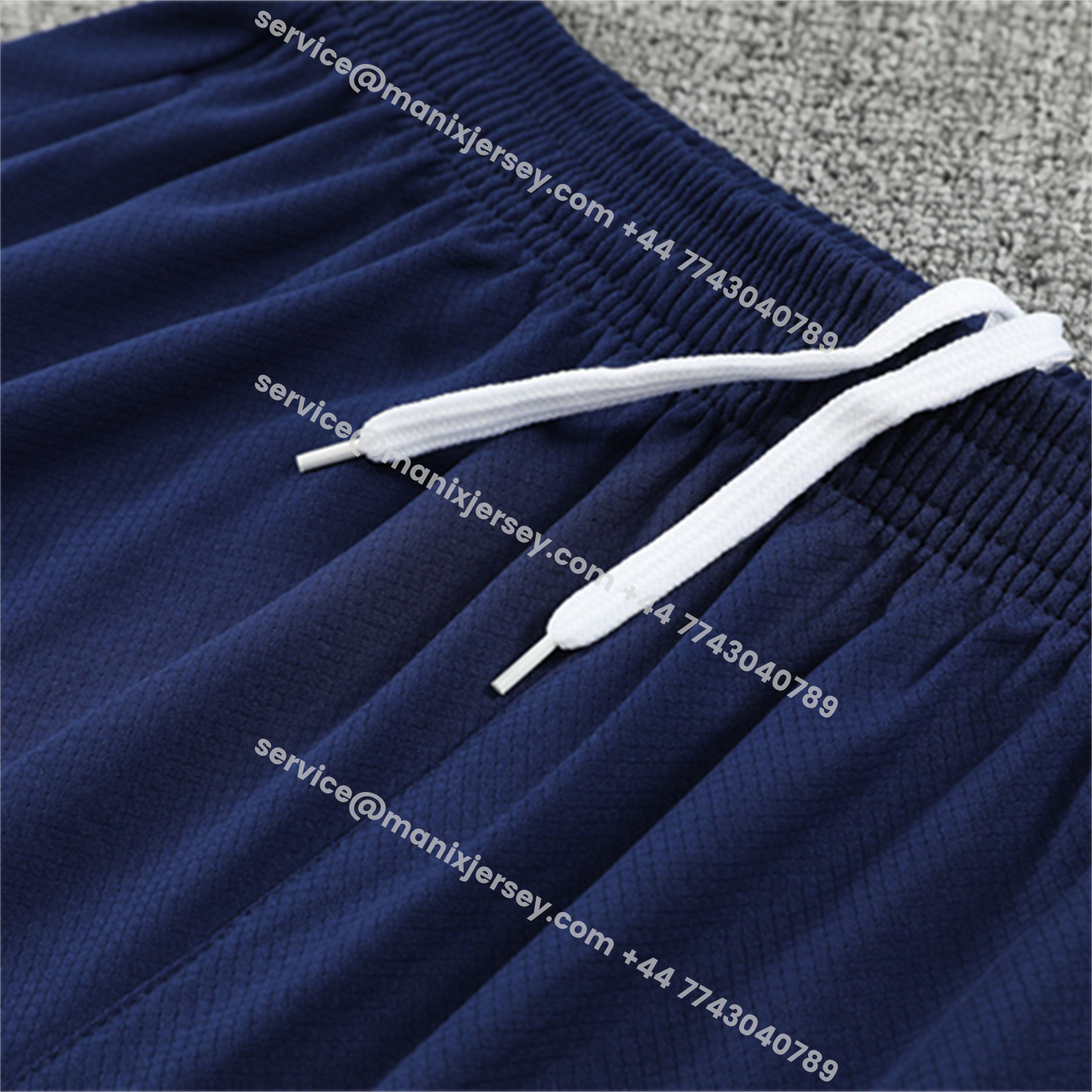 ManixJersey.com | Barcelona 25-26 Short-Sleeve Training Set - Red Blue Line Top & Blue Shorts -Customize Name, Number and Patch | Worldwide Shipping