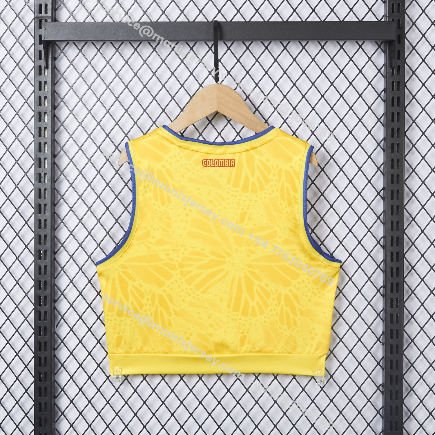 ManixJersey.com | Women's Colombia 2026 Home Yoga Vest -Customize Name, Number and Patch | Worldwide Shipping