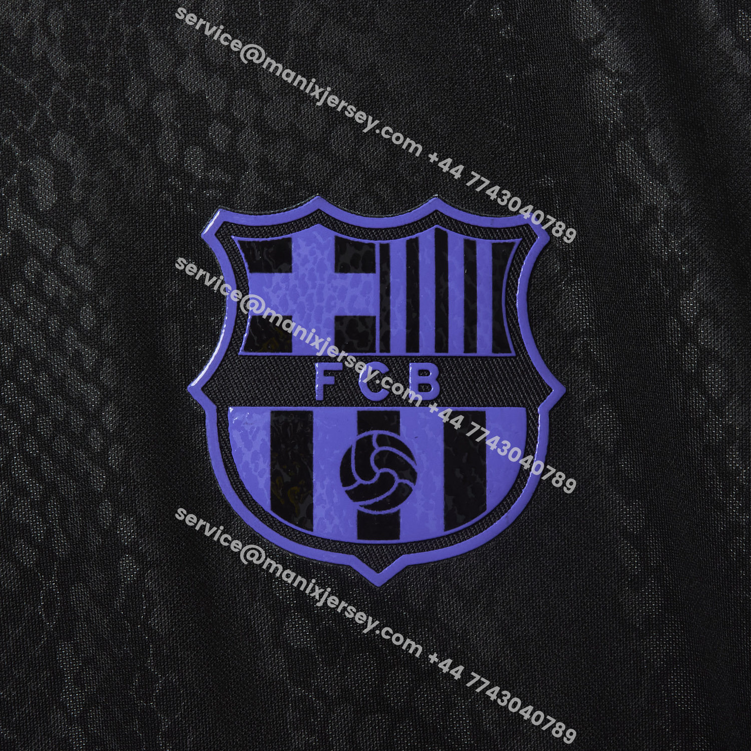 ManixJersey.com | Barcelona X KB 25-26 Black And Purple Special Jersey - Player Version -Customize Name, Number and Patch | Worldwide Shipping