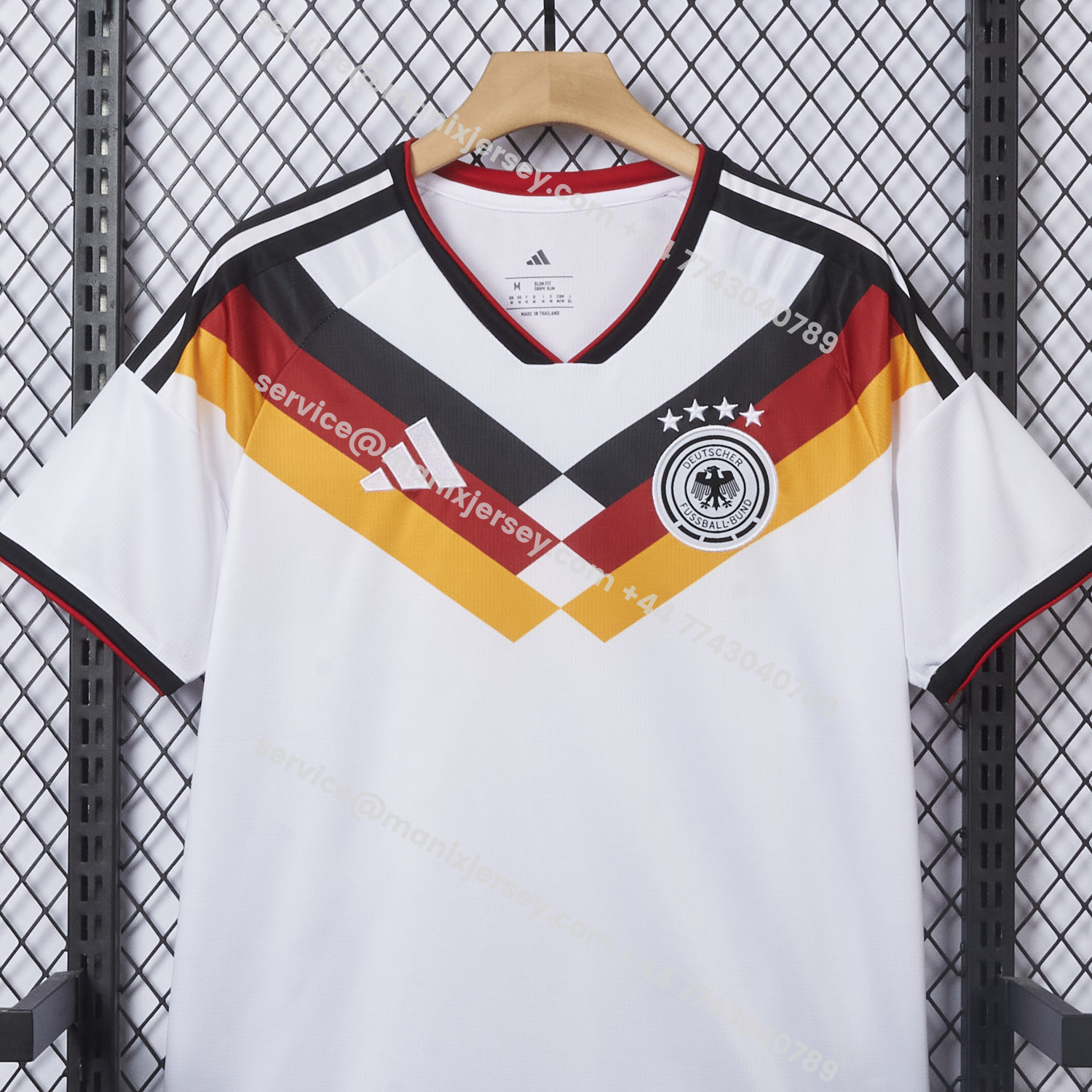 ManixJersey.com | Germany 2026 Home Jersey - Fans Version -Customize Name, Number and Patch | Worldwide Shipping