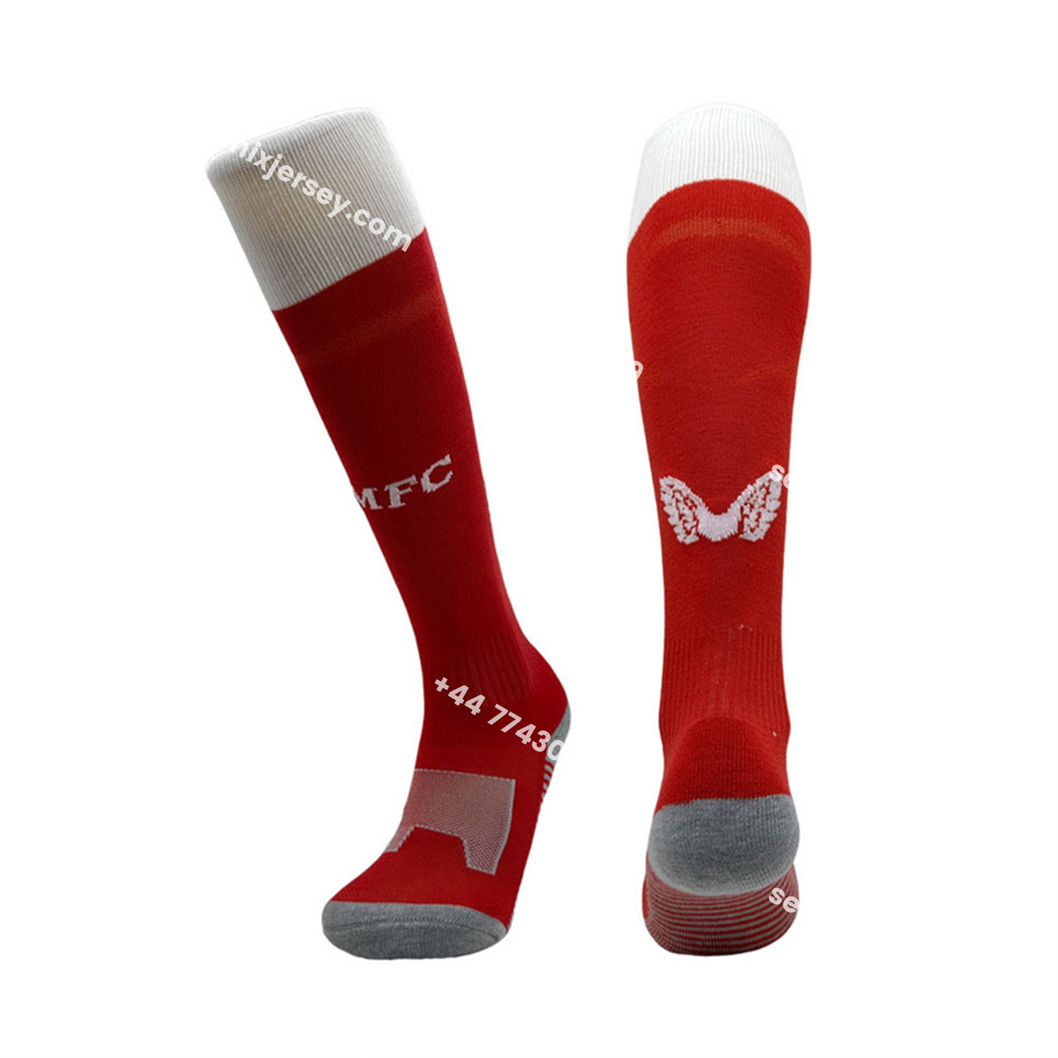 ManixJersey.com | Athletic Bilbao 25-26 Away Socks - Red -Customize Name, Number and Patch | Worldwide Shipping
