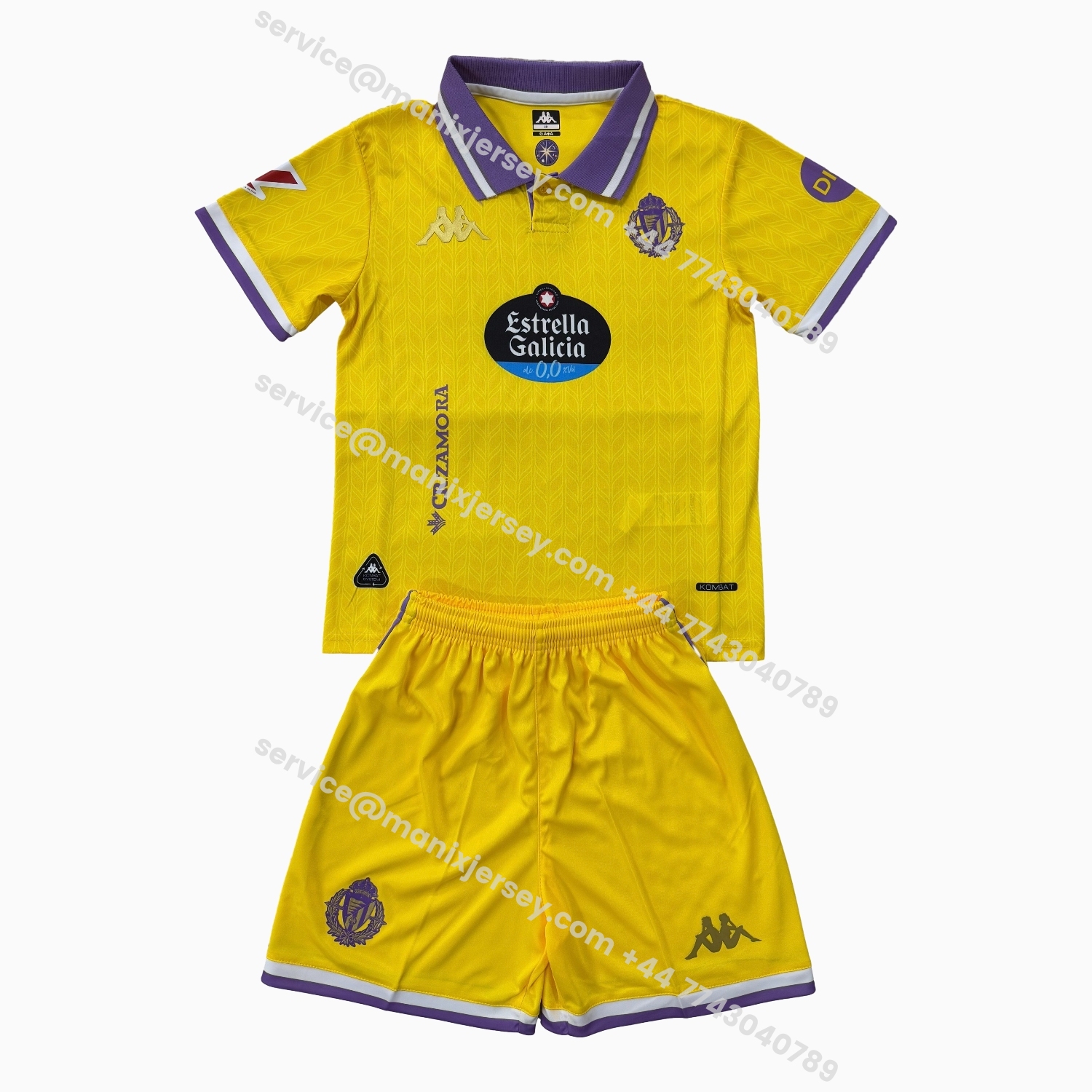 ManixJersey.com | Valladolid 25-26 Third Kids Kit -Customize Name, Number and Patch | Worldwide Shipping