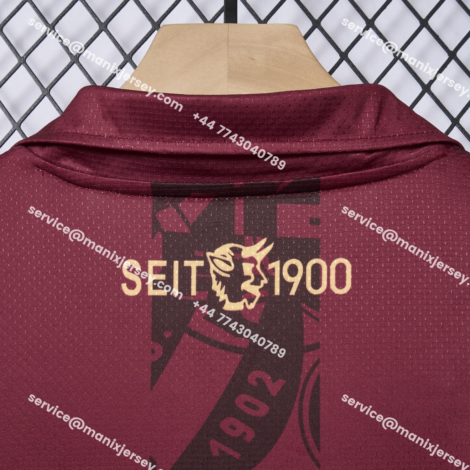 ManixJersey.com | Kaiserslautern 25-26 125-Year Anniversary Jersey - Fans Version -Customize Name, Number and Patch | Worldwide Shipping