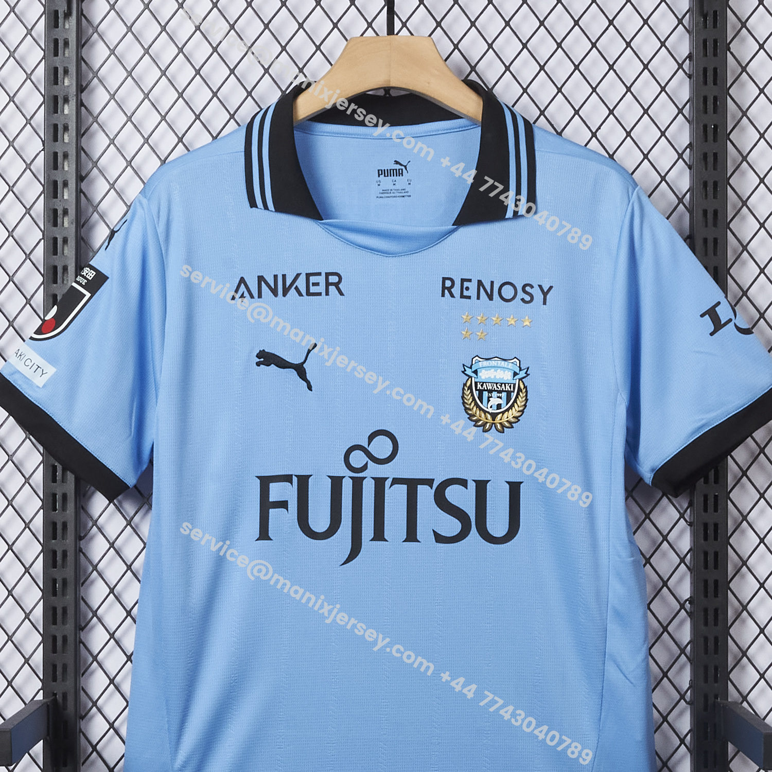ManixJersey.com | Kawasaki Frontale 25-26 Home Jersey - Fans Version -Customize Name, Number and Patch | Worldwide Shipping