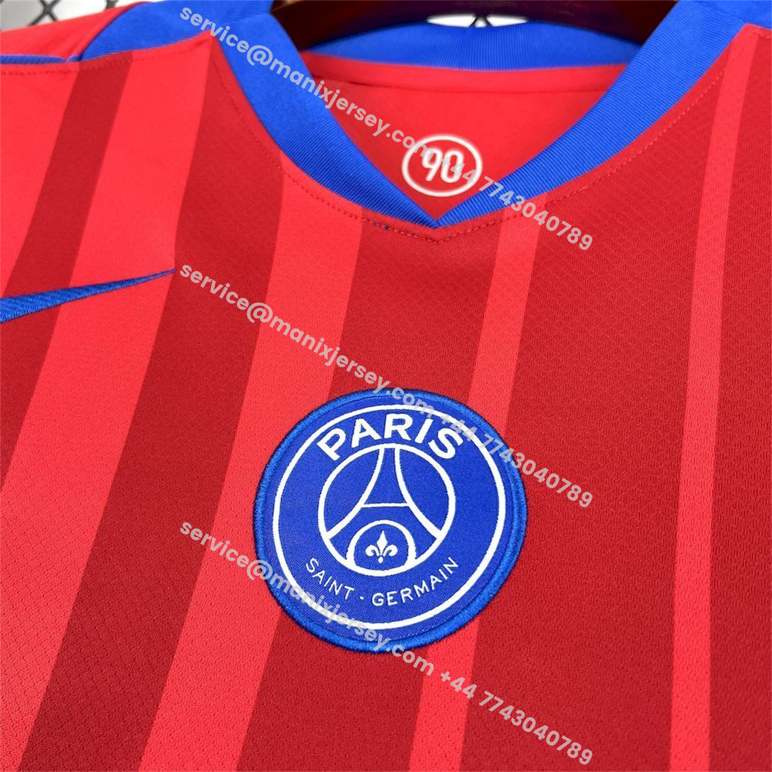 ManixJersey.com | Paris Saint-Germain PSG 25-26 Third Long Sleeves Jersey - Fans Version -Customize Name, Number and Patch | Worldwide Shipping
