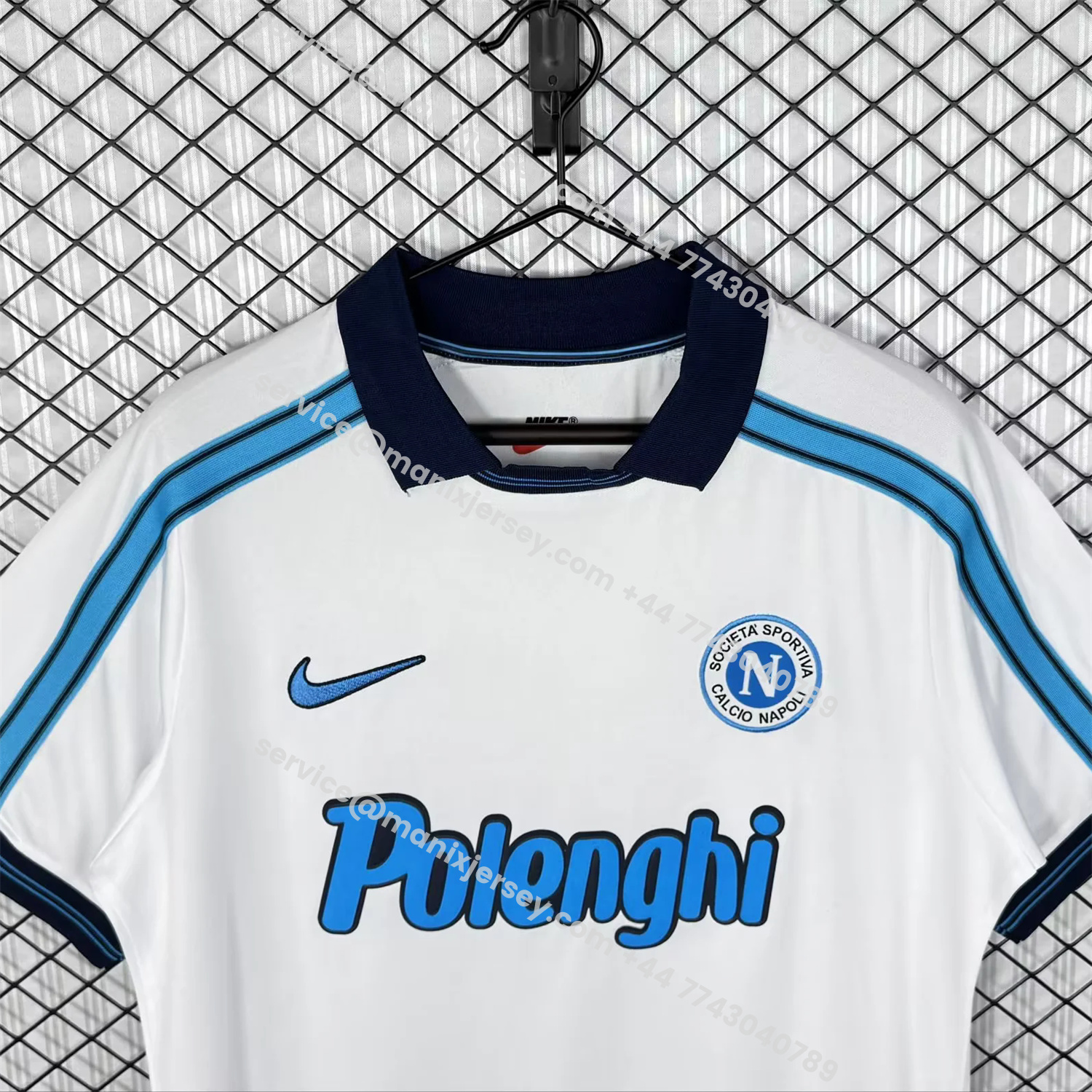 ManixJersey.com | Retro Napoli 1998-99 Away Jersey -Customize Name, Number and Patch | Worldwide Shipping