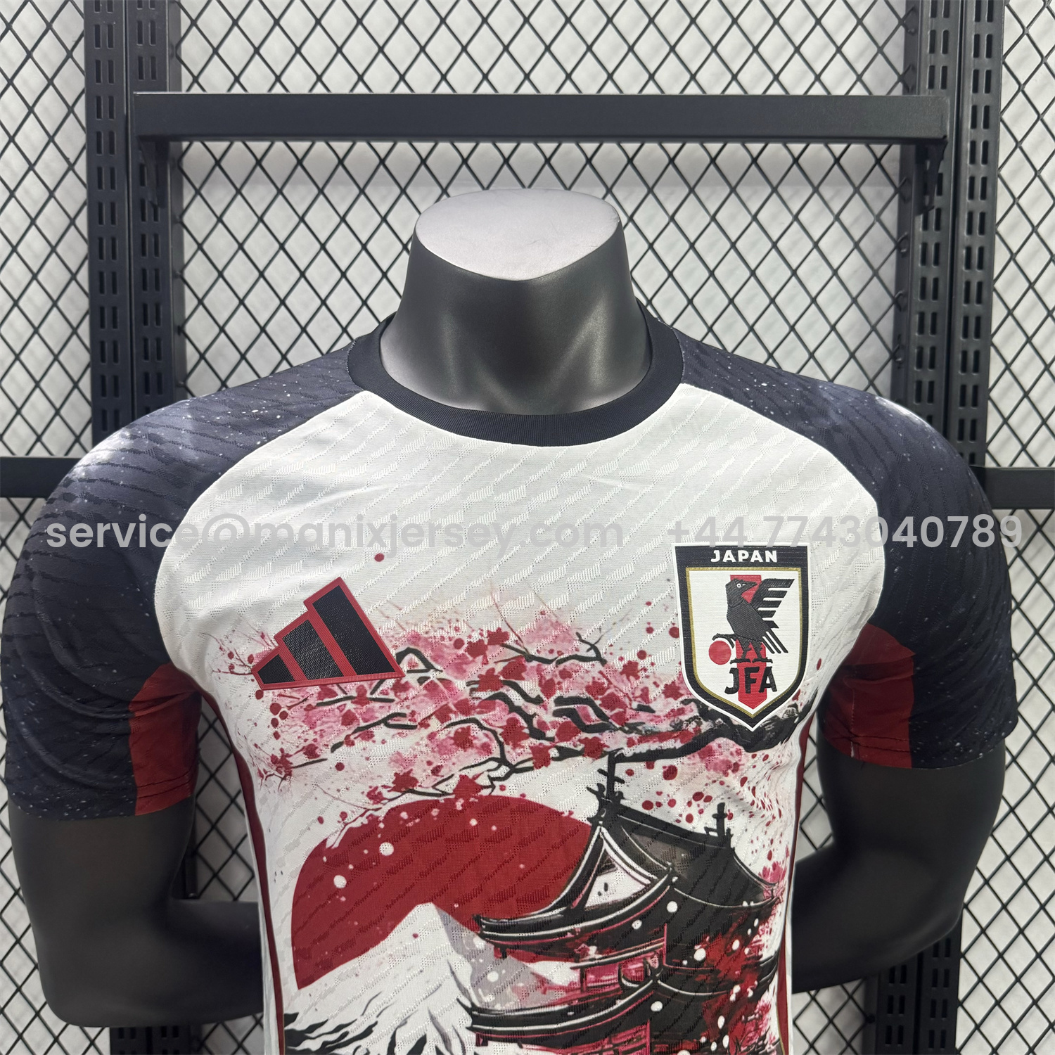 ManixJersey.com | Japan 25-26 Sunset Over Mount Fuji Flowers Floating Over Churei Pagoda Special Jersey - Player Version -Customize Name, Number and Patch | Worldwide Shipping