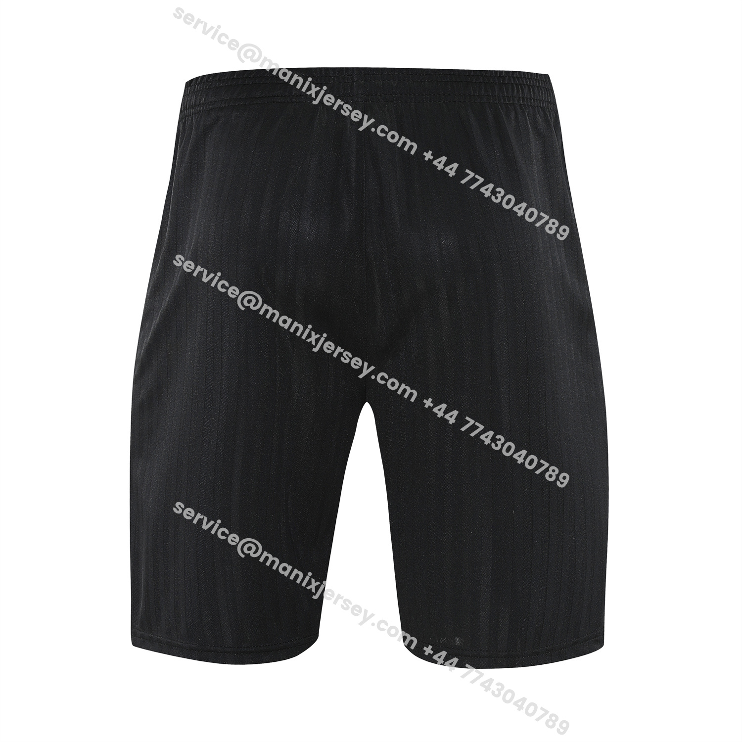 ManixJersey.com | Manchester United 25-26 Short-Sleeve Training Set - Red Lines Black Top & Black Shorts -Customize Name, Number and Patch | Worldwide Shipping
